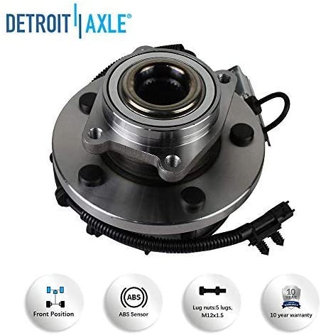 Detroit Axle - Front Rear Wheel Hub Bearings for Grand Caravan Town  Country — image 7