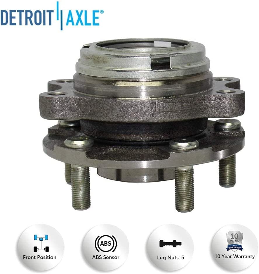Detroit Axle - Front Rear Wheel Hub Bearings for Altima Maxima Murano Pathfinder — image 7