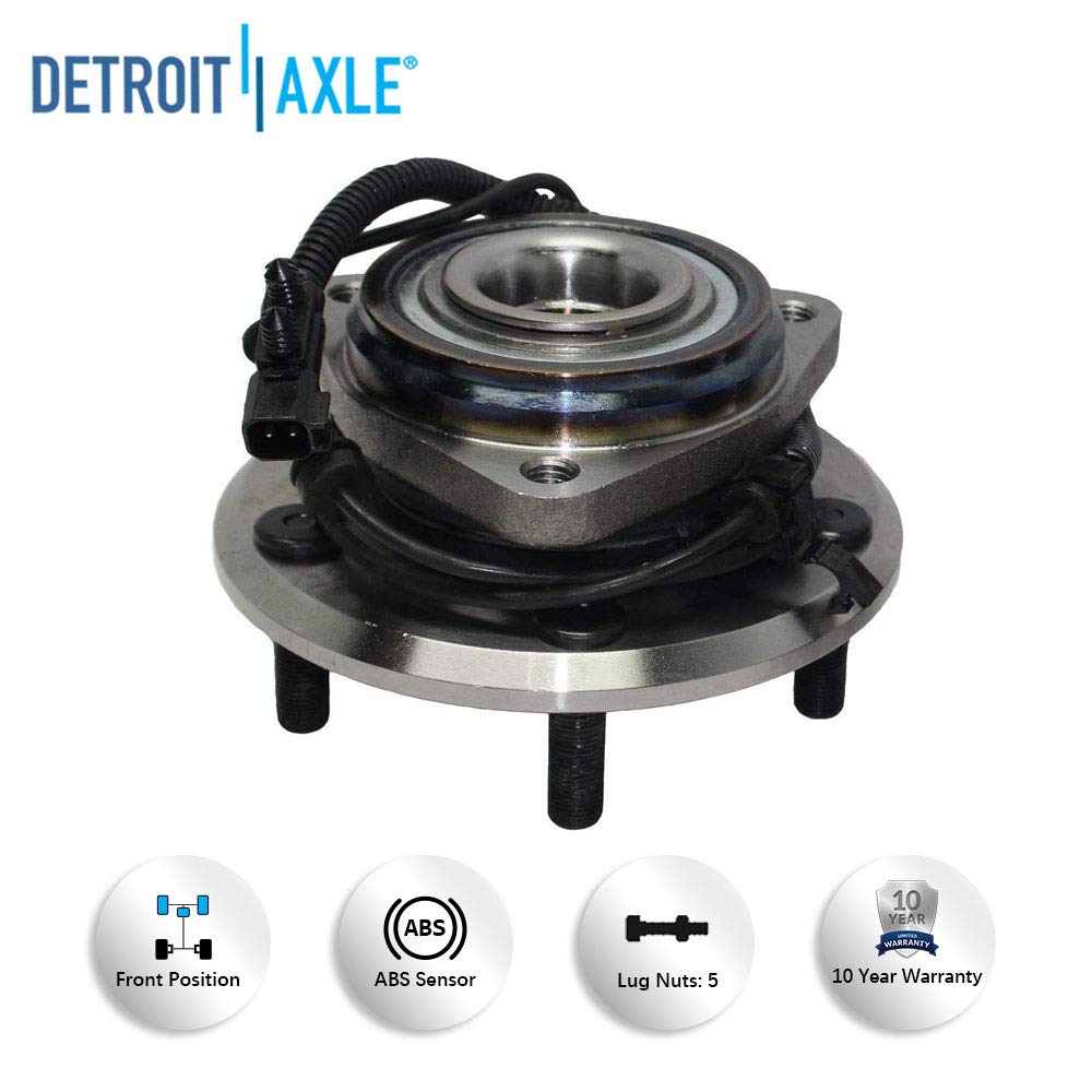 Detroit Axle - Front CV Axles Wheel Hub Bearings for 2007-2016 Jeep Wrangler — image 8