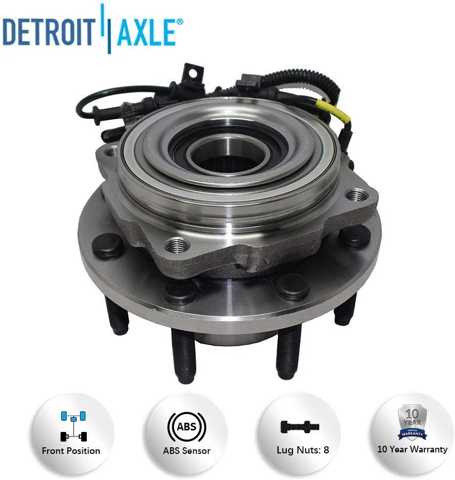 Detroit Axle - Front U-Joint Axles Wheel Hubs for 05-10 Ford F-250 F-350 SD 4WD — image 8