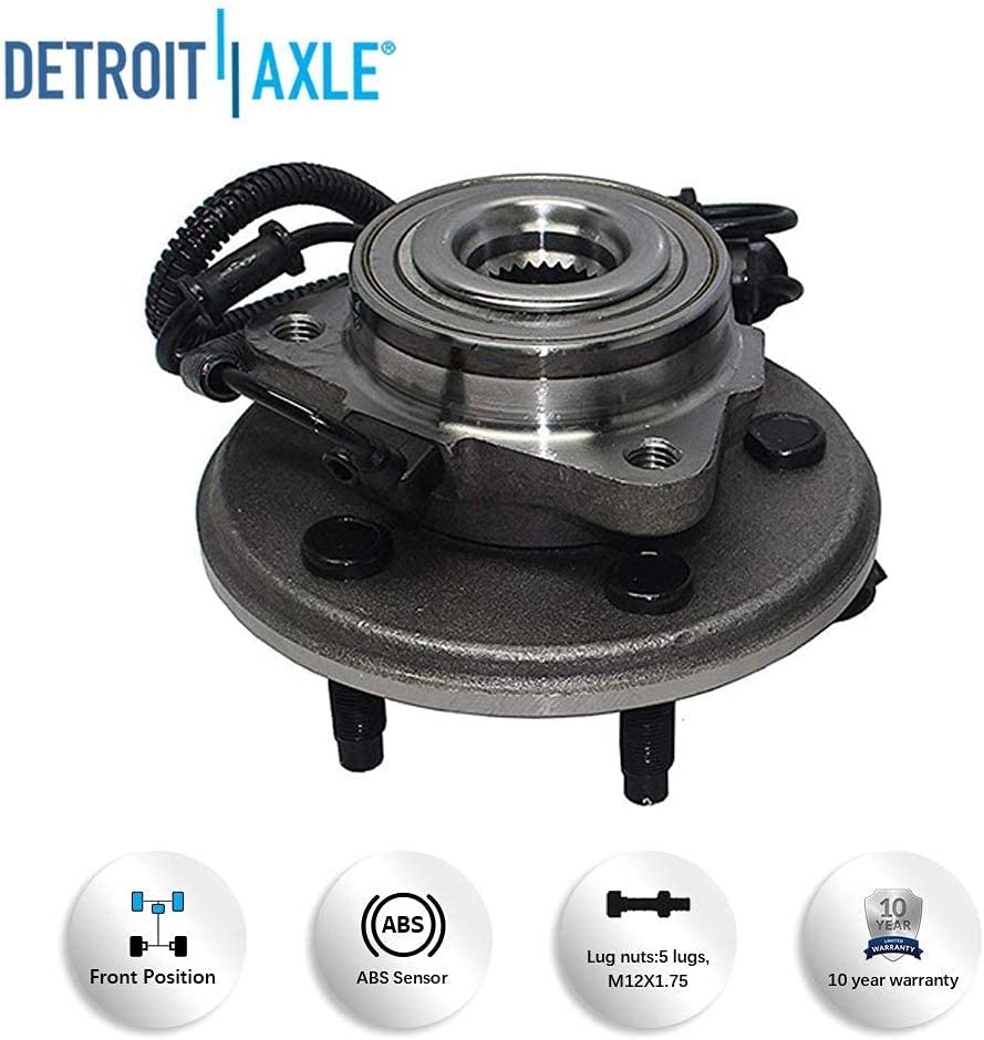 Detroit Axle - Front  Rear Wheel Hub Bearings for Explorer Mountaineer Aviator — image 7