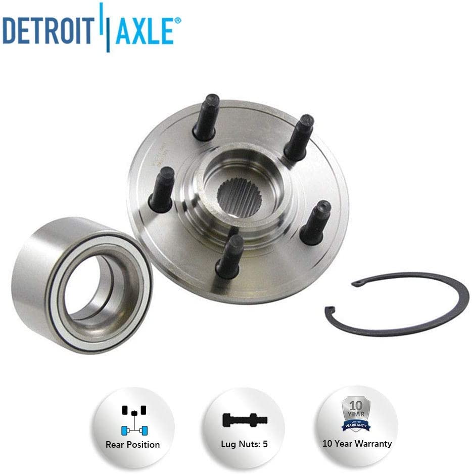Detroit Axle - Front  Rear Wheel Hub Bearings for Explorer Mountaineer Aviator — image 9