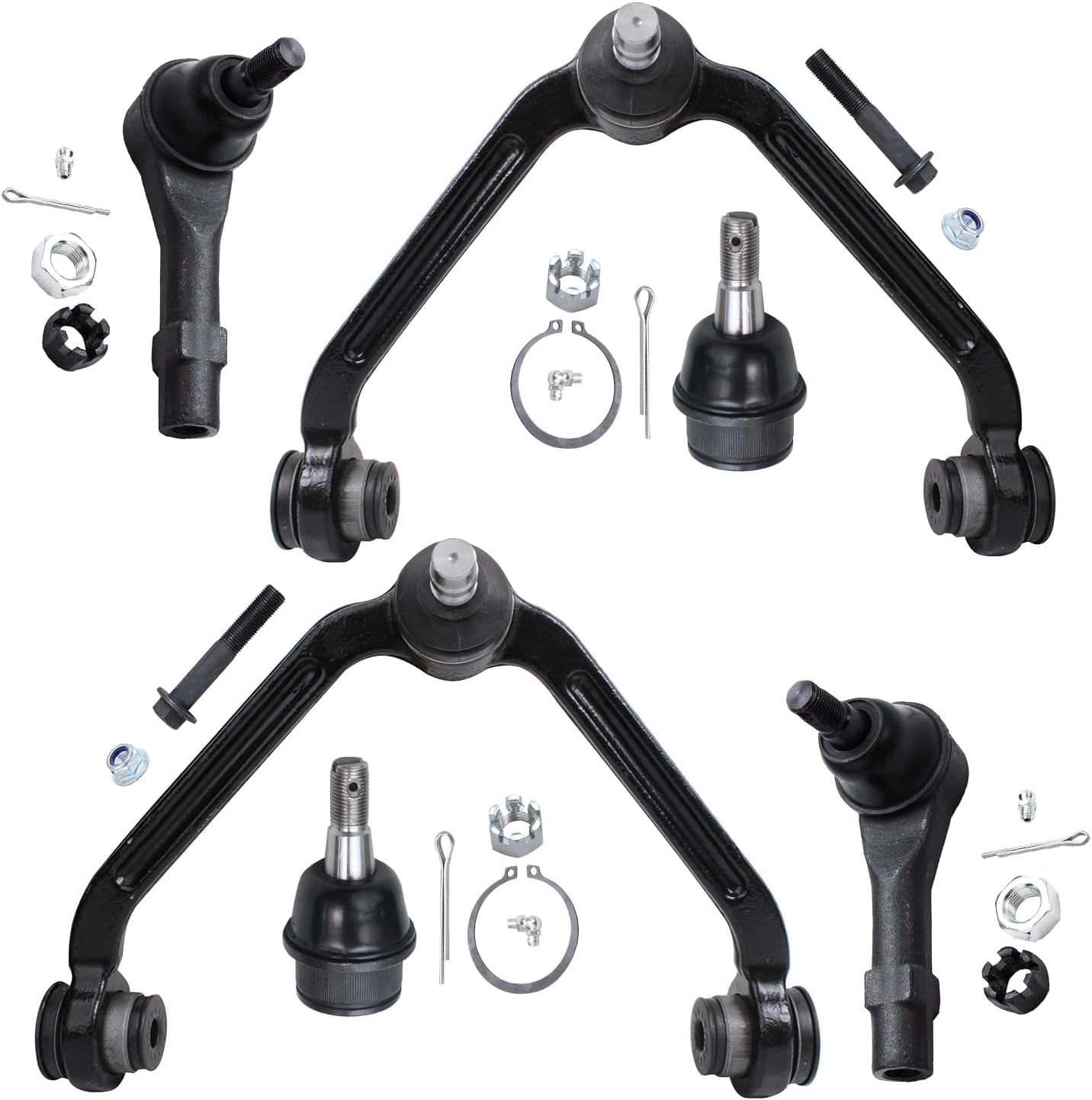 Detroit Axle - Front Upper Control Arms Lower Ball Joints for Ranger B3000 B4000