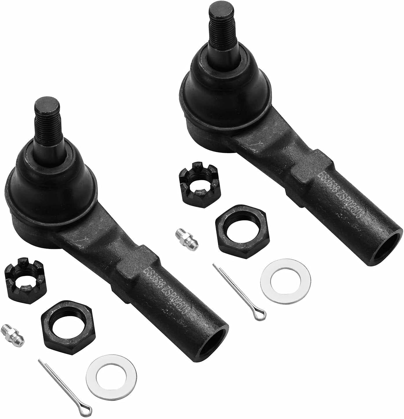 Detroit Axle - 2WD Front Outer Tie Rods Sway Bars for 2002-2005 Dodge Ram 1500 — image 4