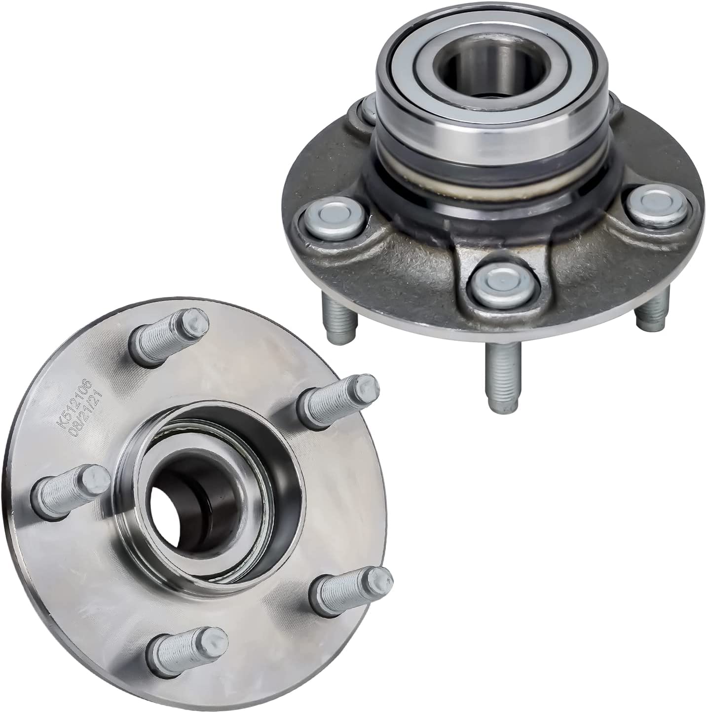 Detroit Axle - Front  Rear Wheel Hub and Bearings for 1996-2000 Mercury Sable — image 5