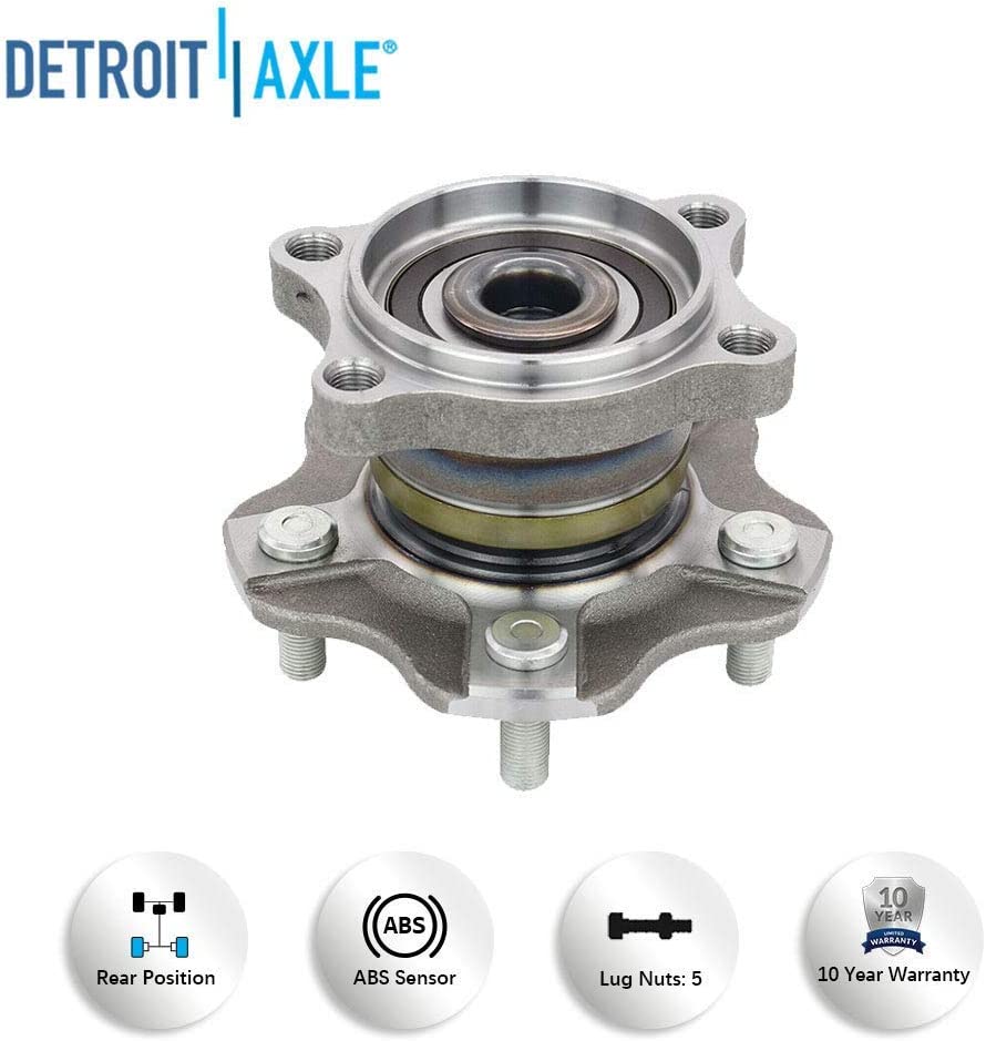 Detroit Axle - Front  Rear Wheel Hub and Bearings for Nissan Altima Maxima — image 9