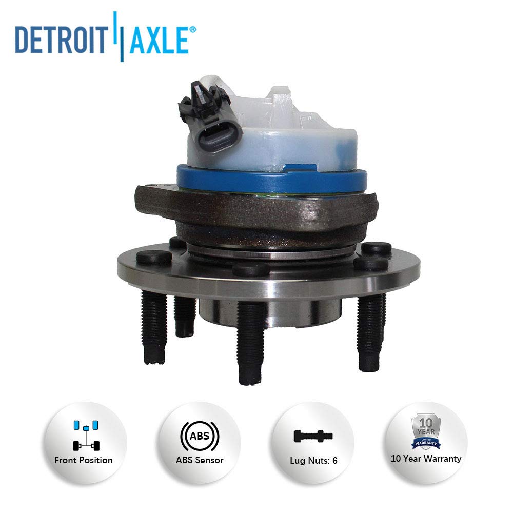 Detroit Axle - Front  Rear Wheel Hub Bearings Kit for 04-09 Cadillac SRX AWD — image 7
