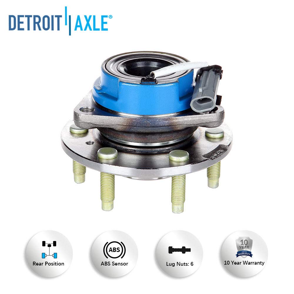 Detroit Axle - Front  Rear Wheel Hub Bearings Kit for 04-09 Cadillac SRX AWD — image 9