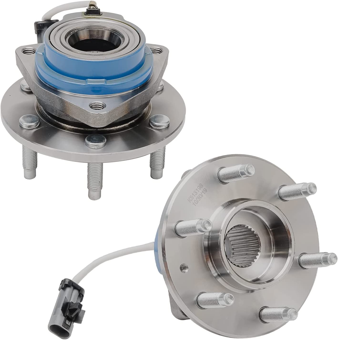 Detroit Axle - Front  Rear Wheel Hub Bearings Kit for 04-09 Cadillac SRX AWD — image 4