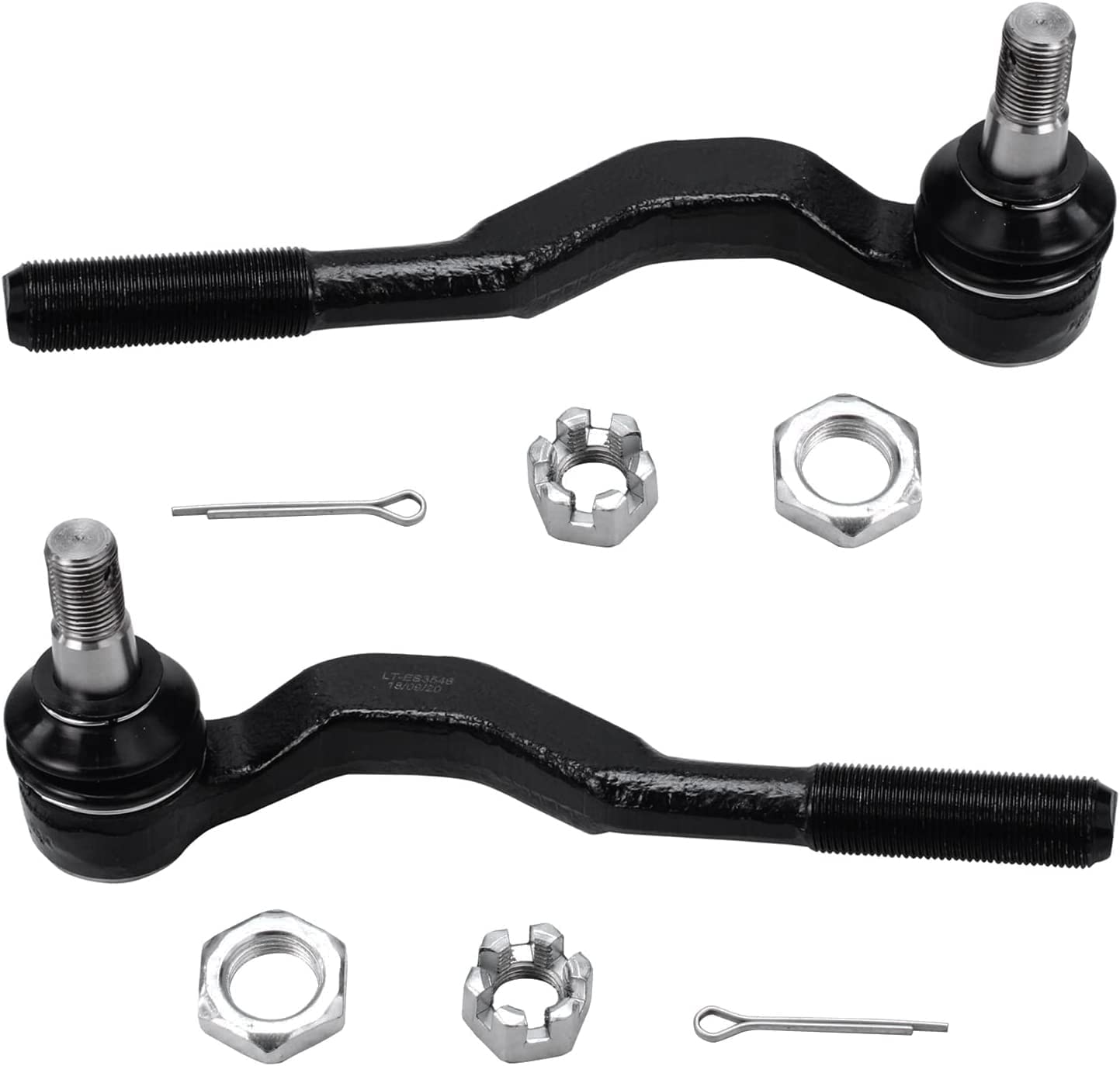 Detroit Axle - Front Outer Tie Rods Ball Joints for 1995 1996-2004 Toyota Tacoma — image 6