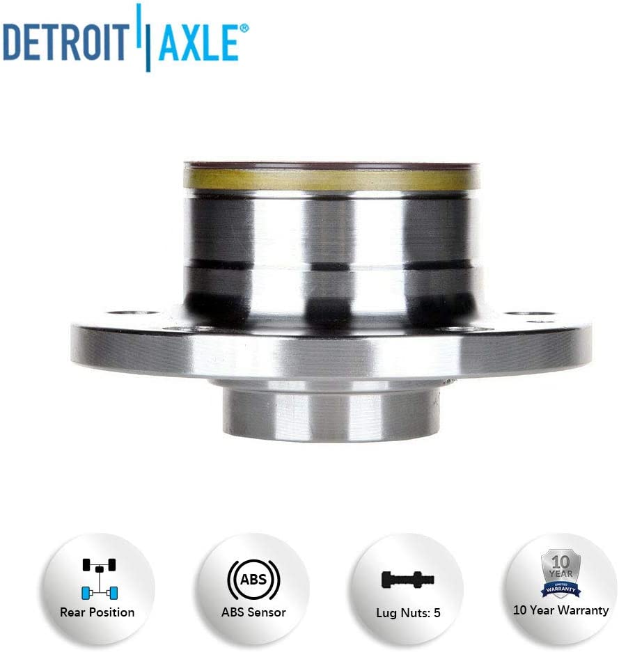 Detroit Axle - Front Rear Hub for Audi TT Volkswagen Passat CC EOS Tiguan Jetta — image 9