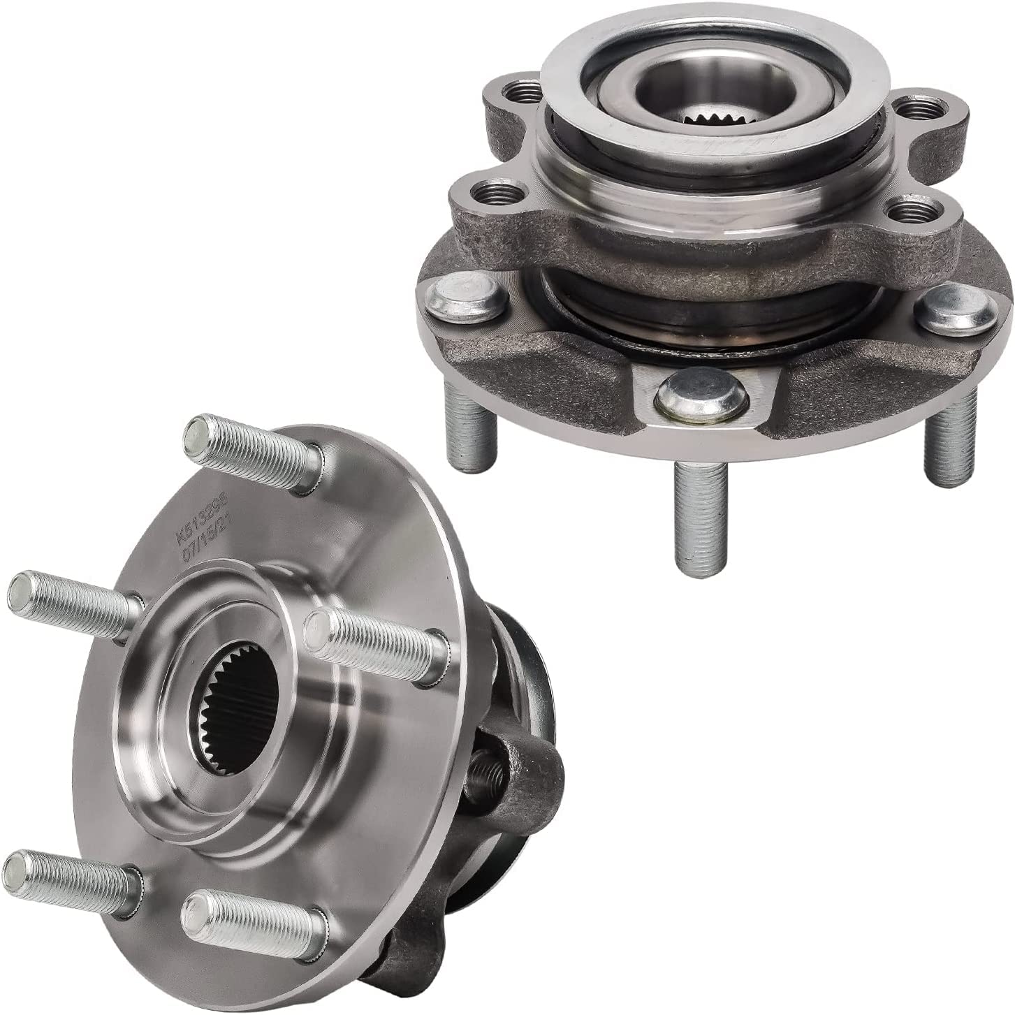 Detroit Axle - Front  Rear Wheel Hub and Bearings for 08-13 Nissan Rogue 4WD — image 4