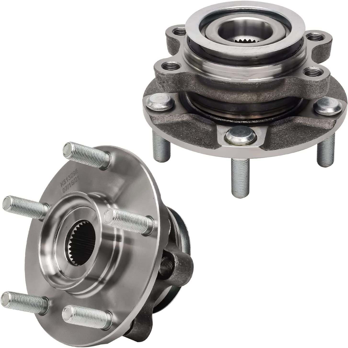Detroit Axle - Front  Rear Wheel Hub and Bearings for 2007-2012 Nissan Sentra — image 4