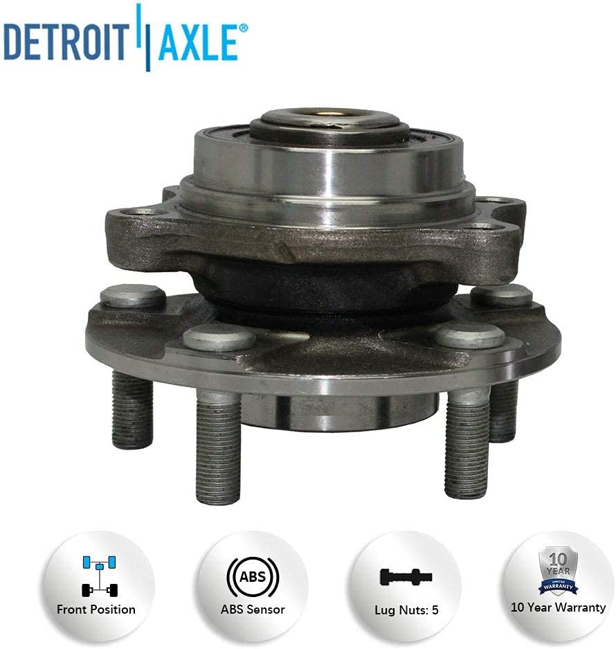 Detroit Axle - Front Wheel Hubs Rear Wheel Bearings for Infiniti G35 Nissan 350Z — image 7