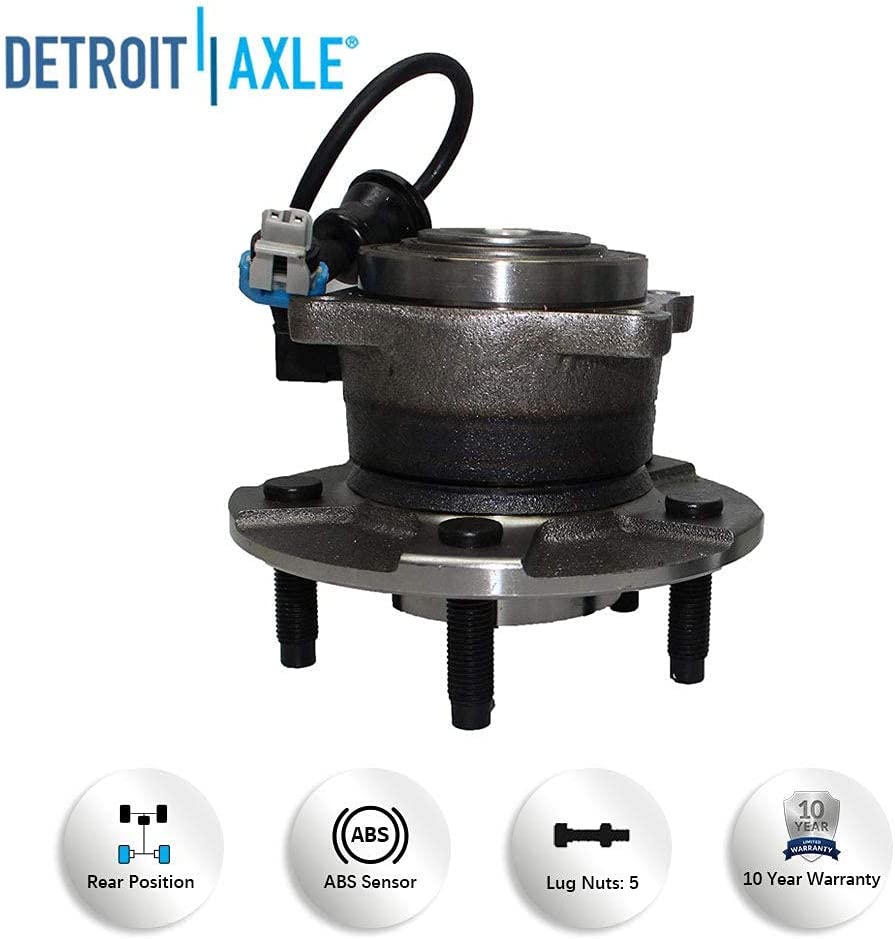 Detroit Axle - Front  Rear Wheel Hub and Bearings for Chevy Equinox Torrent Vue — image 9