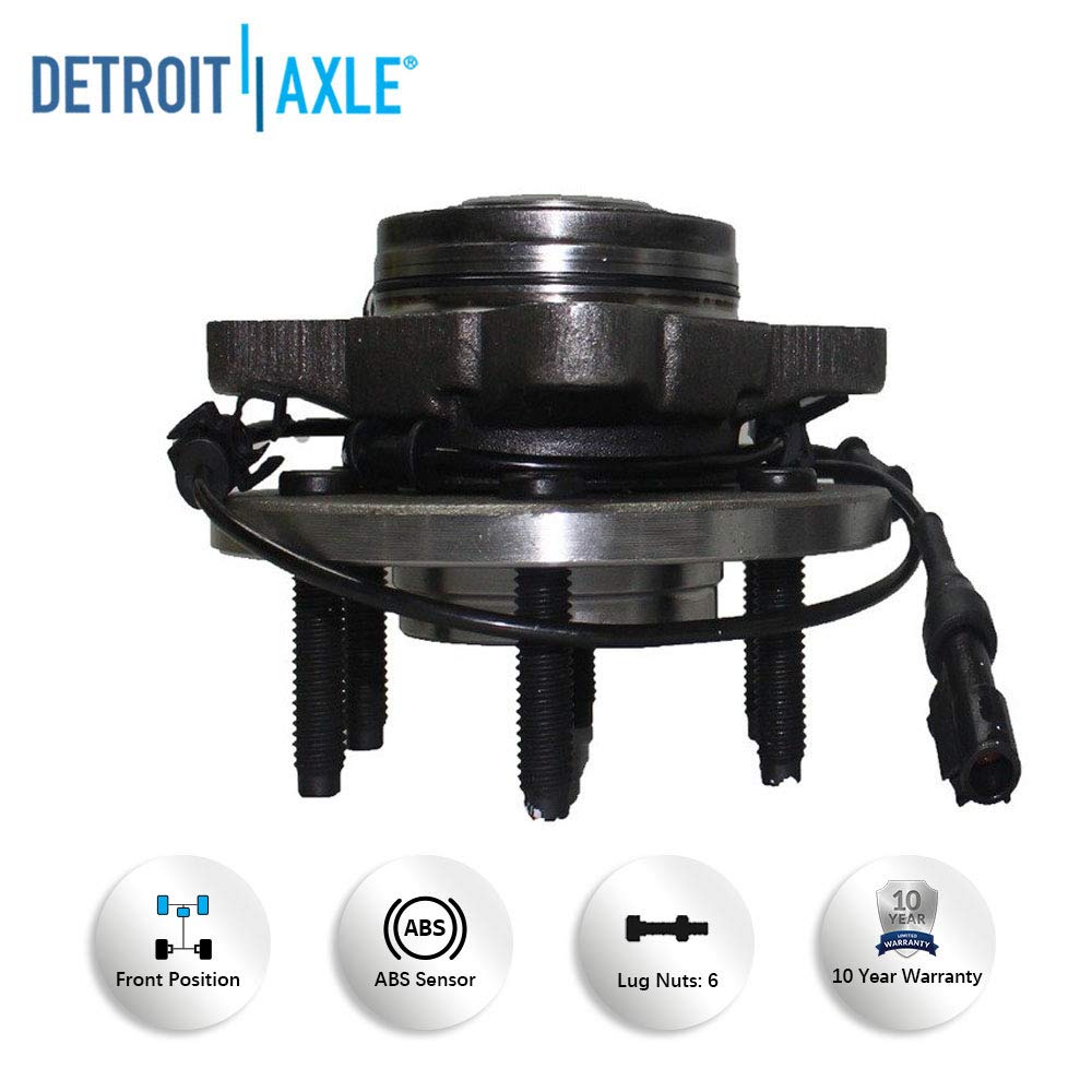 Detroit Axle - 2WD Front  Rear Wheel Hub Bearings for 2003-06 Ford Expedition — image 7