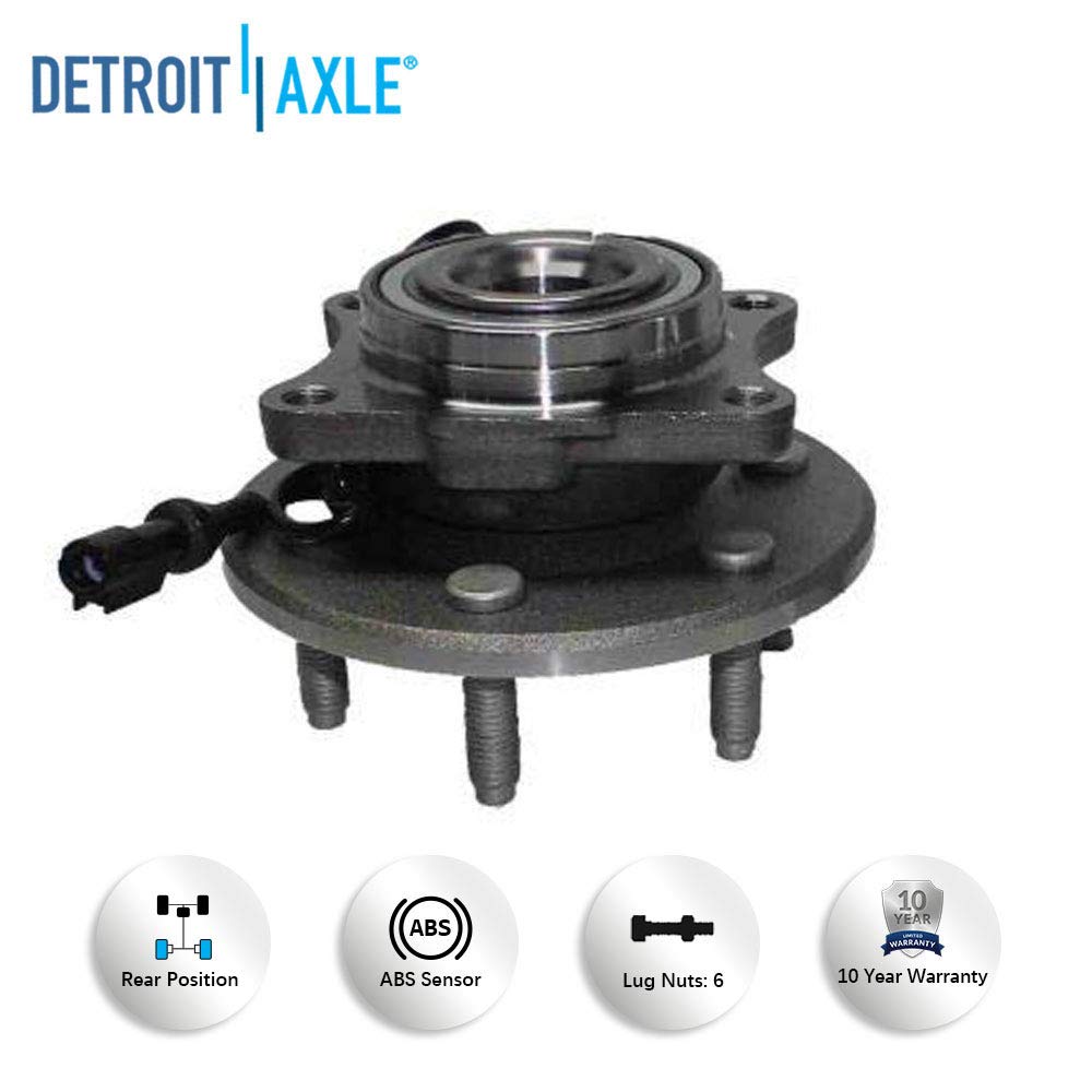 Detroit Axle - 2WD Front  Rear Wheel Hub Bearings for 2003-06 Ford Expedition — image 9
