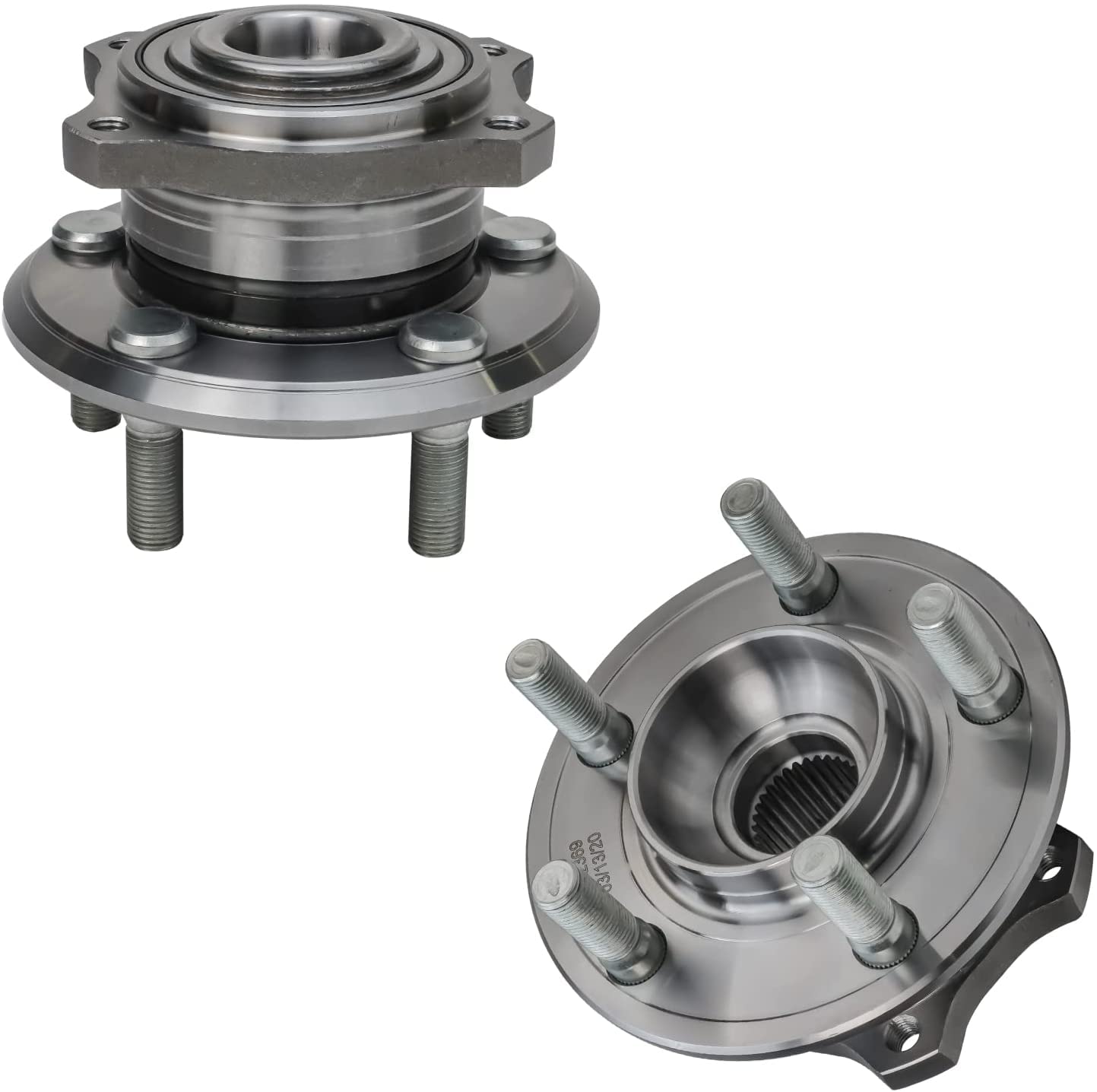 Detroit Axle - RWD Front Rear Wheel Hub Bearing for 12-14 Challenger Charger 300 — image 5