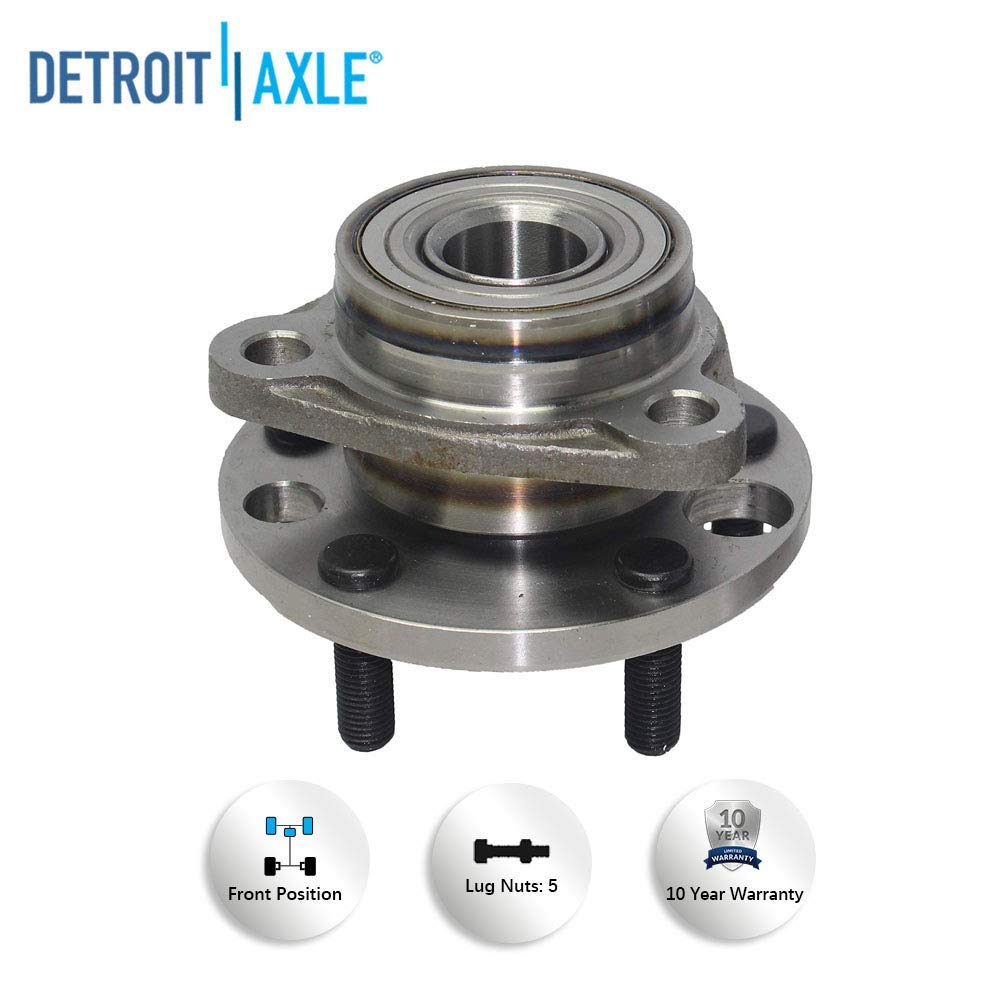 Detroit Axle - Front  Rear Wheel Hub and Bearings for Chevy Cavalier Grand Am — image 7