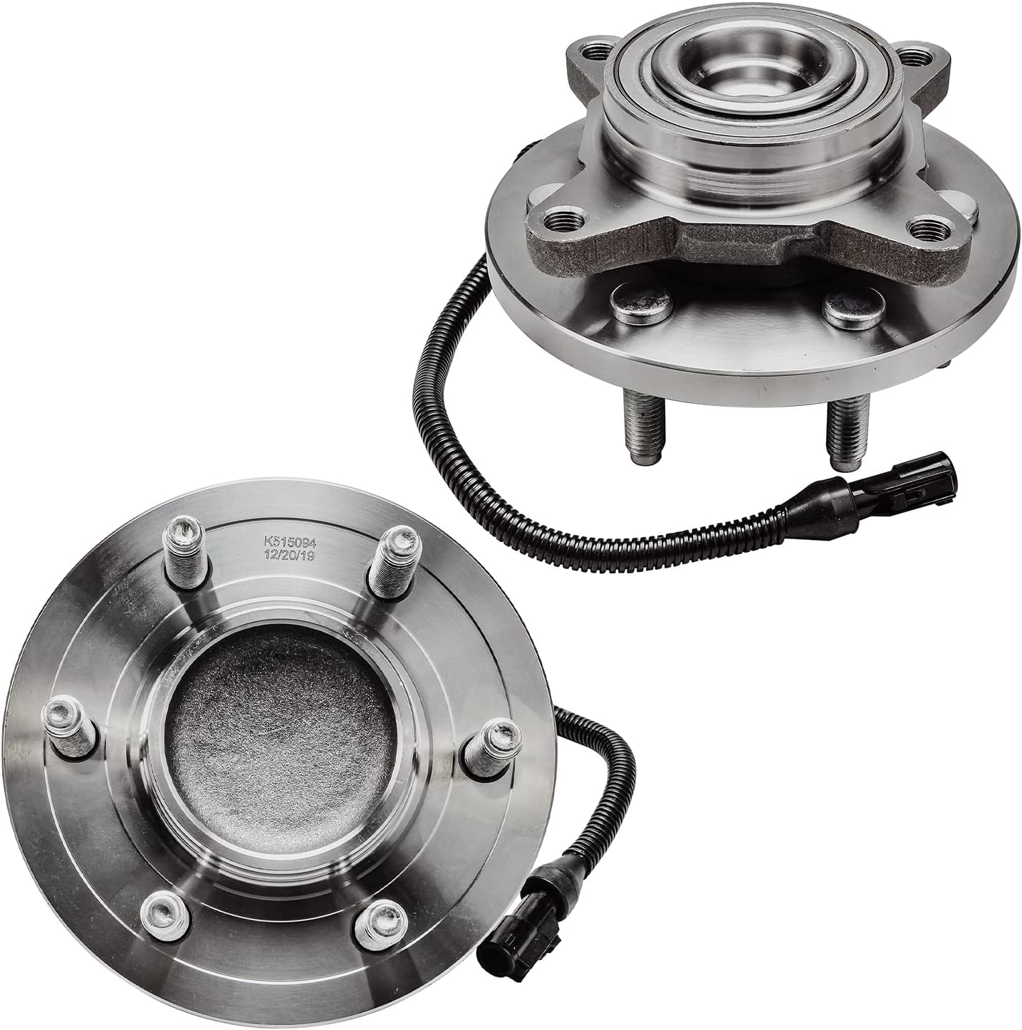 Detroit Axle - RWD Front  Rear Wheel Hub Bearings for 2007-2010 Ford Expedition — image 4