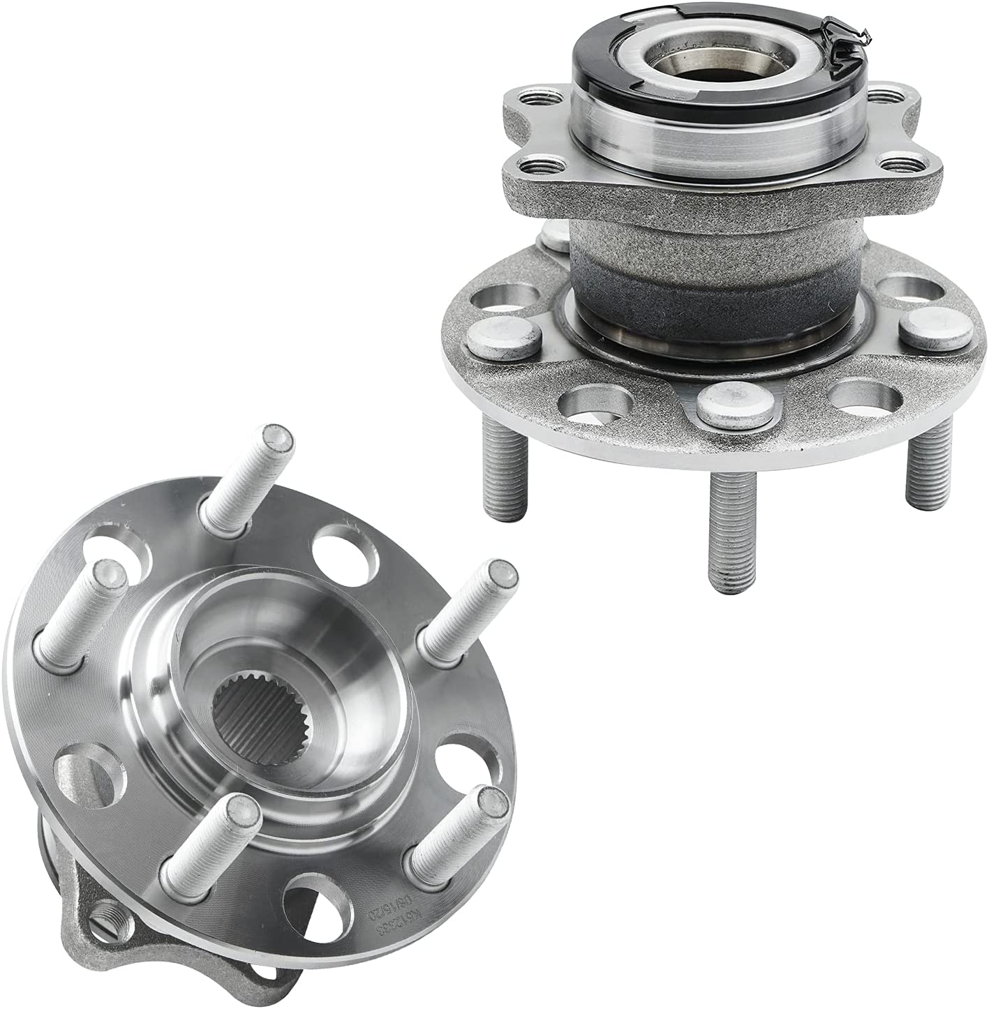 Detroit Axle - Front Wheel Bearings Rear Wheel Hub Bearings for Jeep Compass — image 5