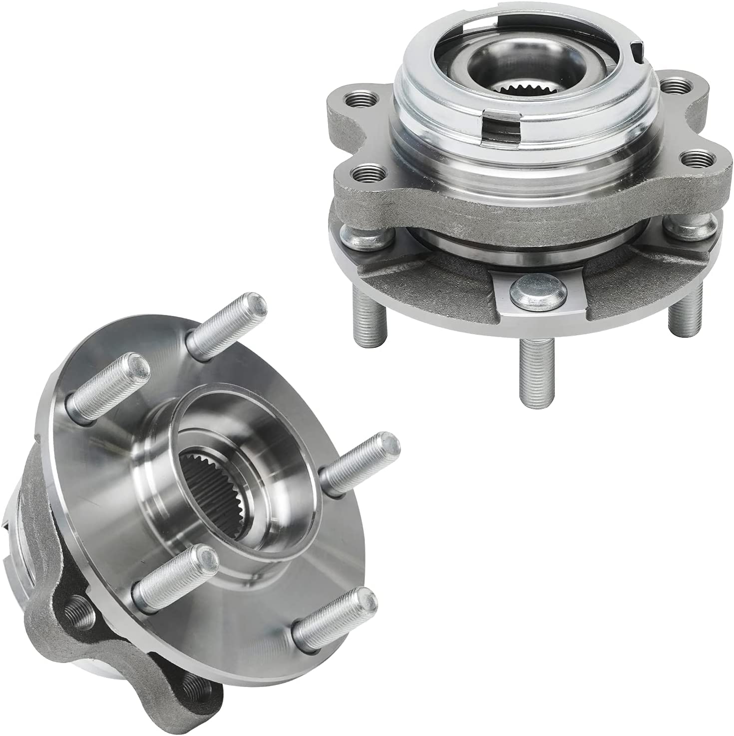 Detroit Axle - FWD Front CV Axles Wheel Hub Bearings for 2015-17 Nissan Murano — image 6