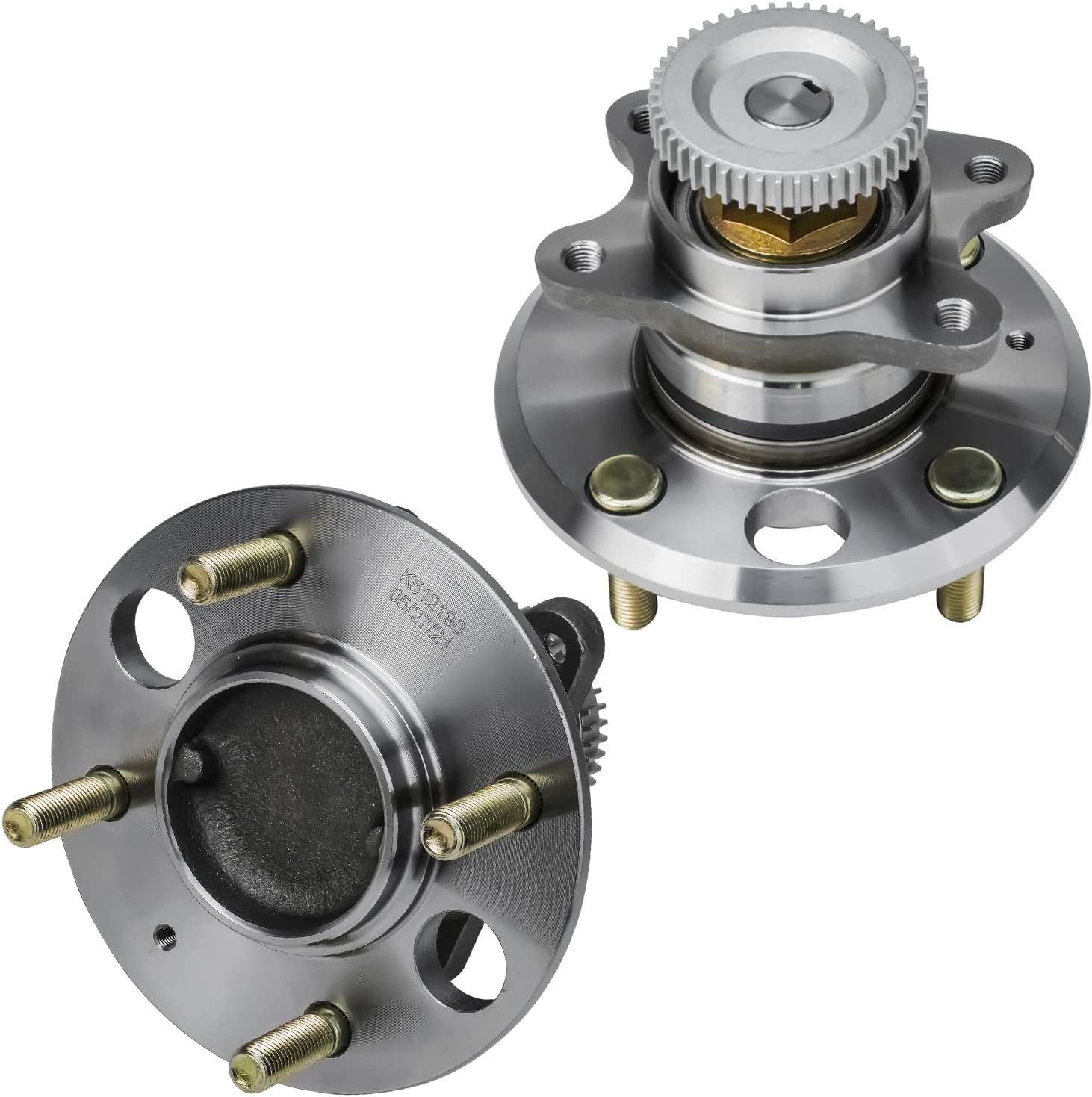 Detroit Axle - Front Wheel Bearings  Rear Wheel Hubs for 2002-05 Sonata Optima — image 5