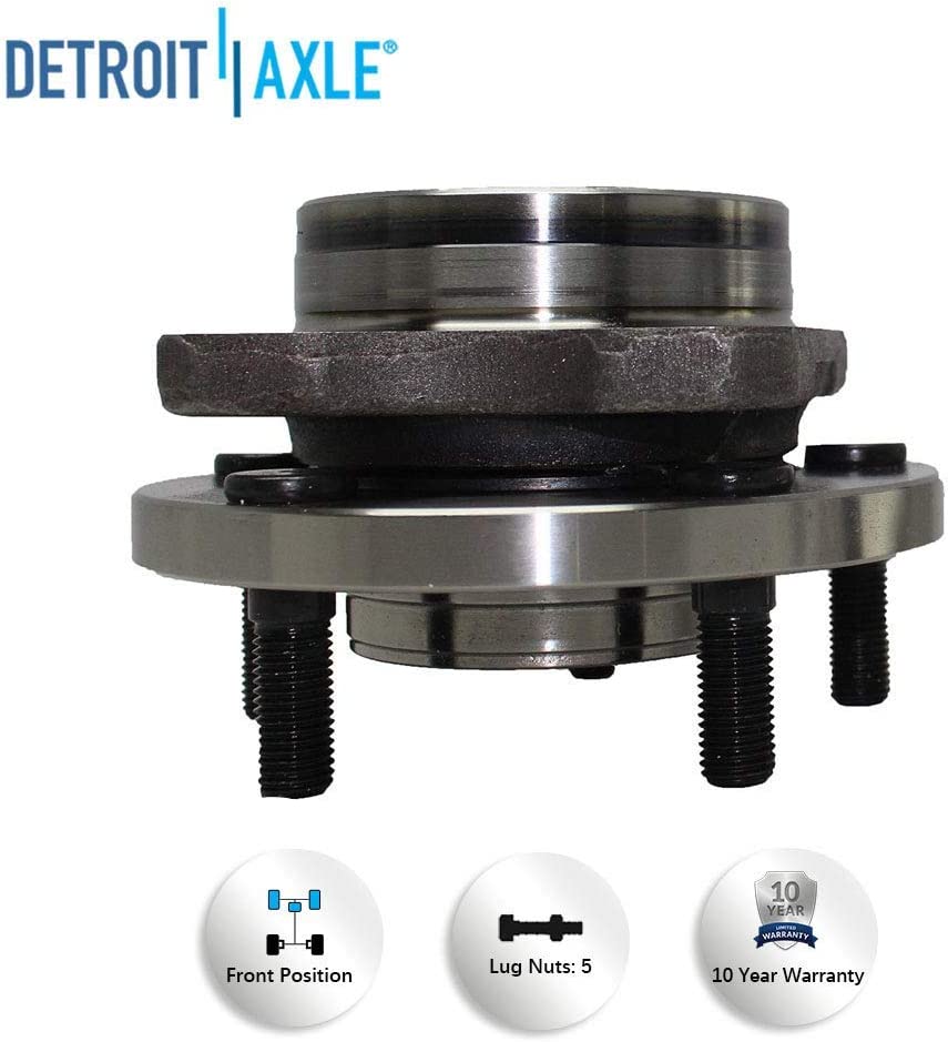 Detroit Axle - Front  Rear Wheel Hub Bearings Kit for Chrysler Town  Country — image 7