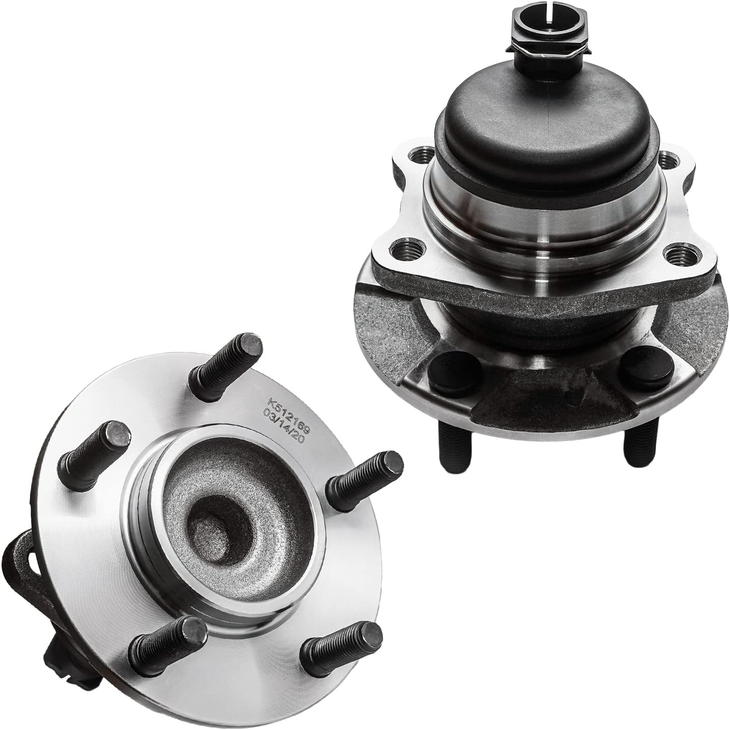 Detroit Axle - Front  Rear Wheel Hub Bearings Kit for Chrysler Town  Country — image 5