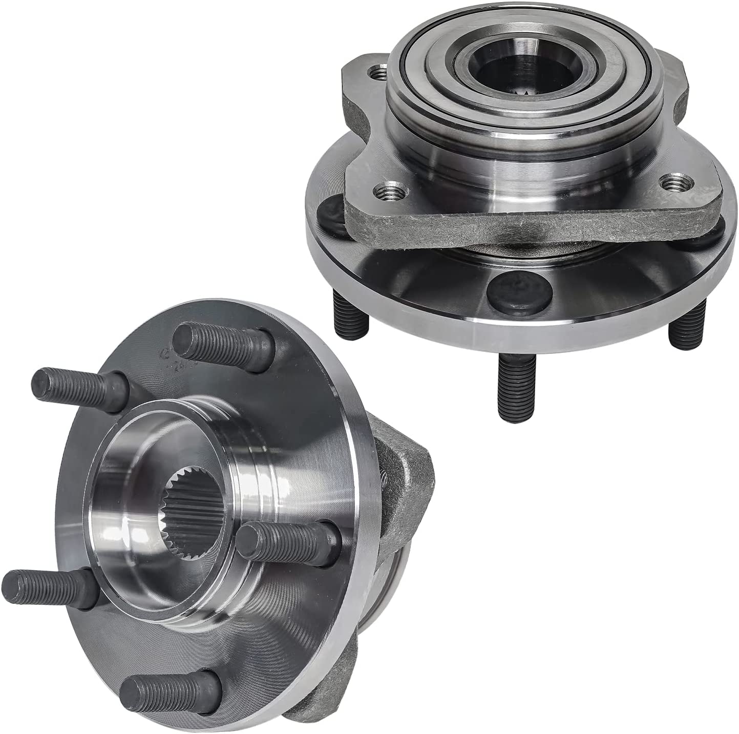 Detroit Axle - Front  Rear Wheel Hub Bearings Kit for Chrysler Town  Country — image 4