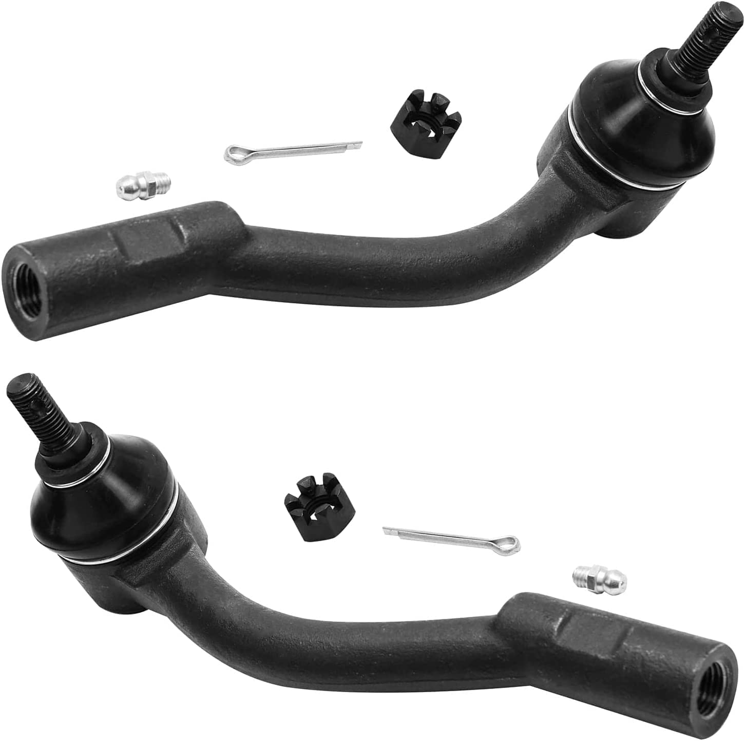 Detroit Axle - Front Outer Tie Rods Sway Bar Links for 2006-2011 Hyundai Accent — image 5