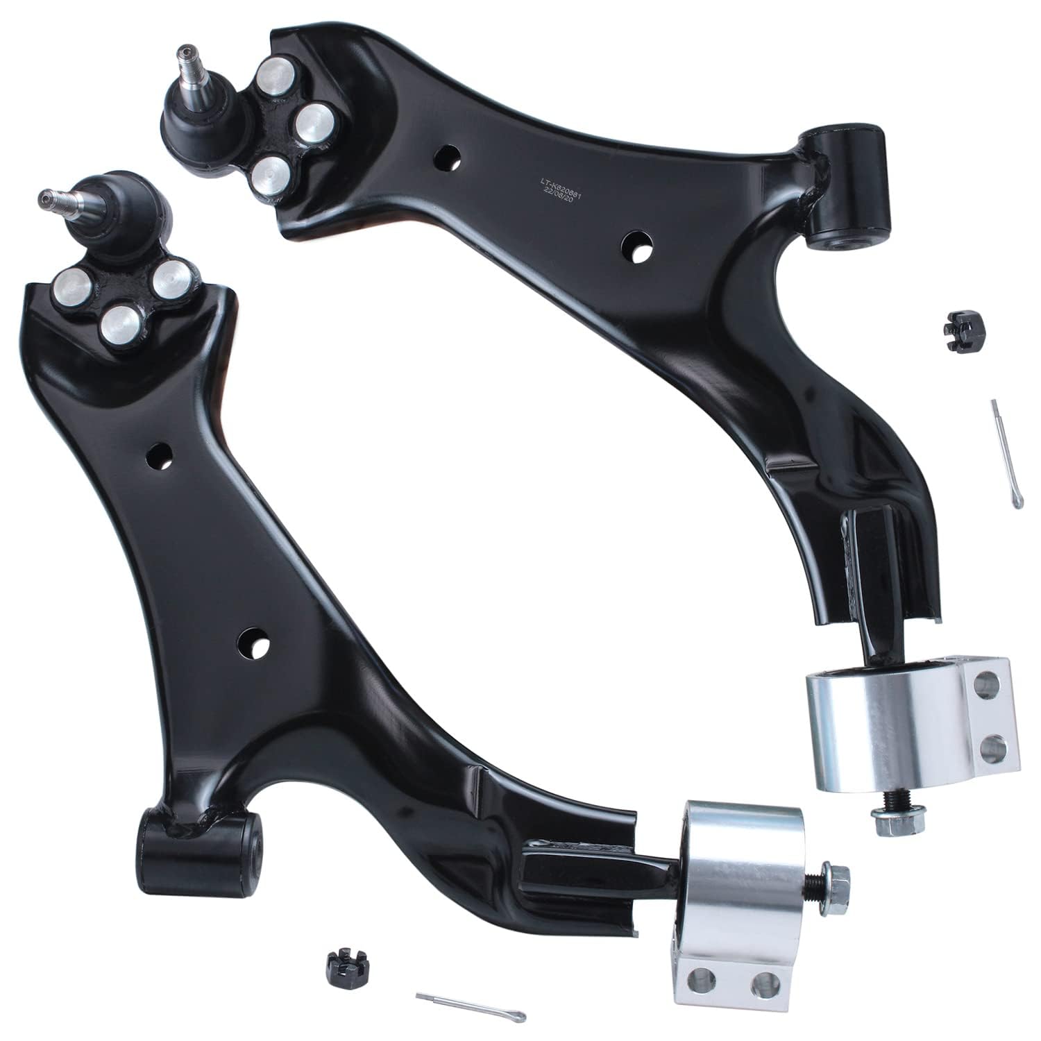 Detroit Axle - Front Lower Control Arms Tie Rods Kit for 2008-2009 Saturn Vue — image 4