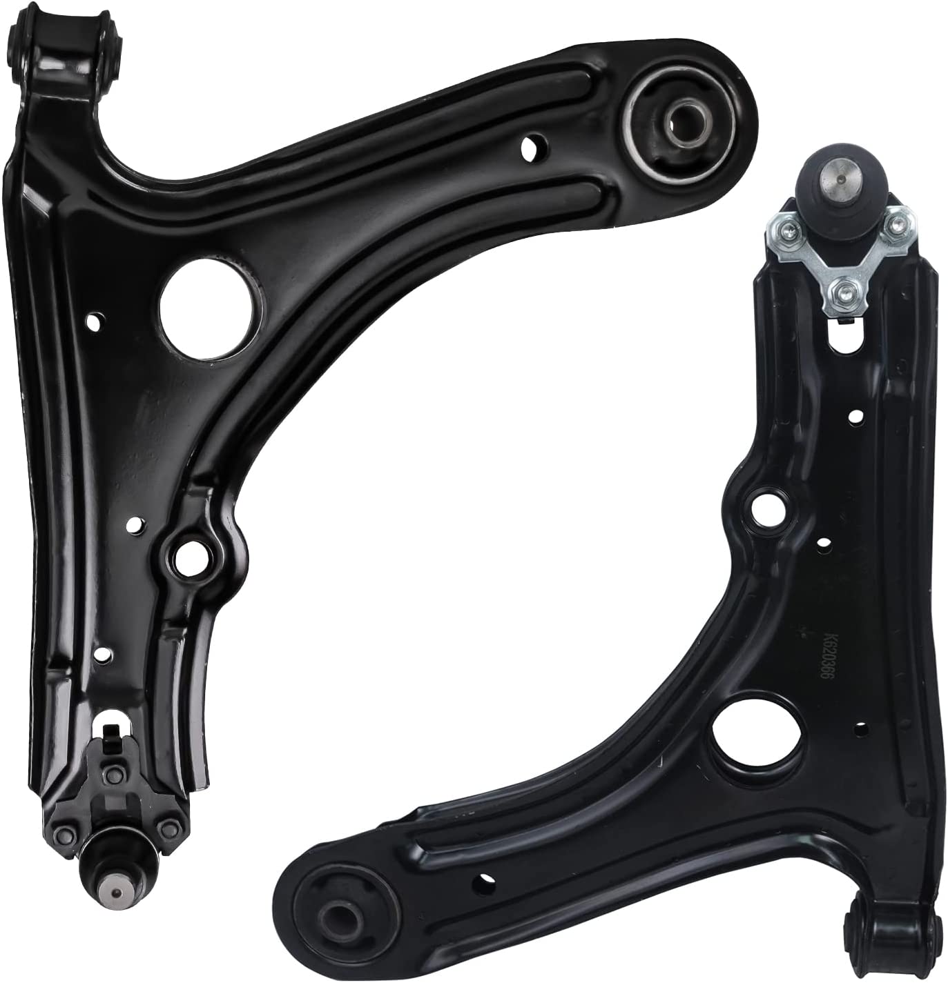 Detroit Axle - Front Control Arms Tie Rods Sway Bar Links for Jetta Golf Cabrio — image 4