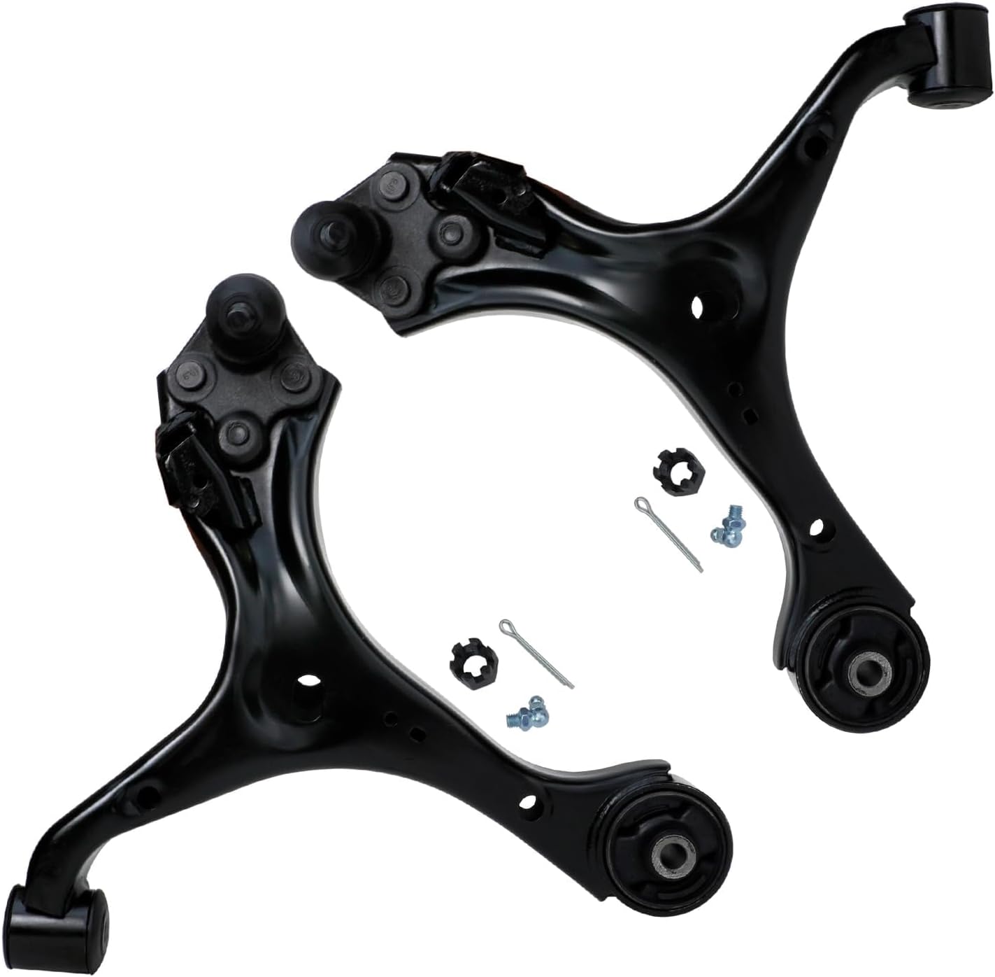 Detroit Axle - Front Lower Control Arms Outer Tie Rods for 2013-2015 Honda Civic — image 4