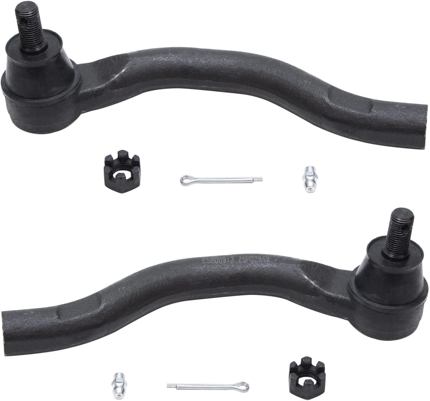 Detroit Axle - Front Lower Control Arms Outer Tie Rods for 2013-2015 Honda Civic — image 5