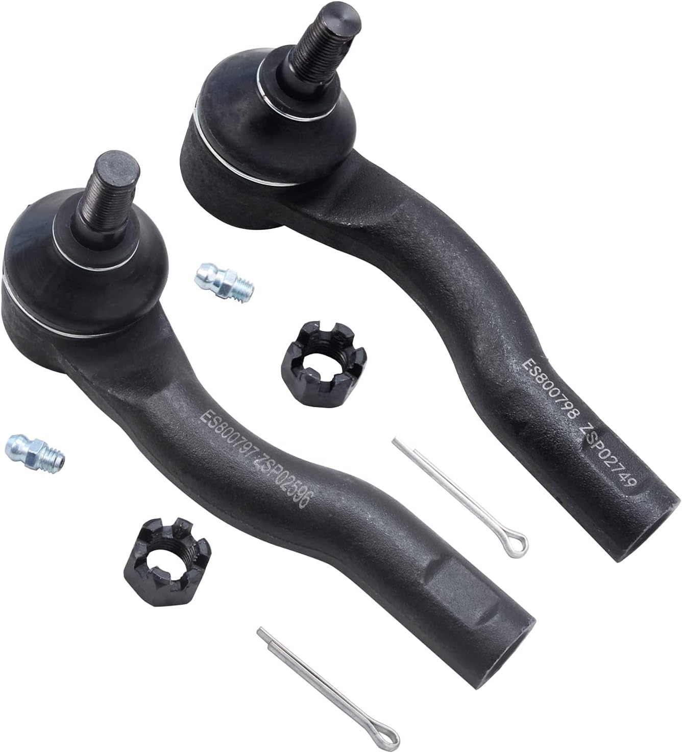 Detroit Axle - Front Lower Forward Control Arms Tie Rods for Fusion Milan MKZ — image 6
