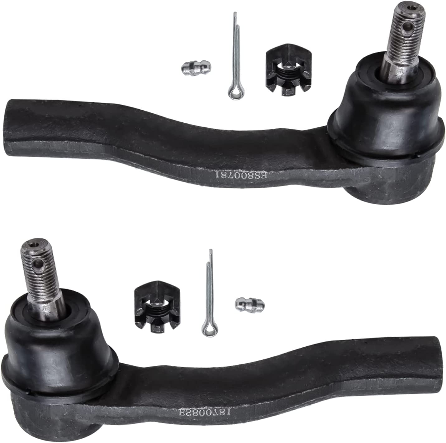 Detroit Axle - Front Lower Control Arms Tie Rods for 2010-2012 Ford Fusion MKZ — image 5