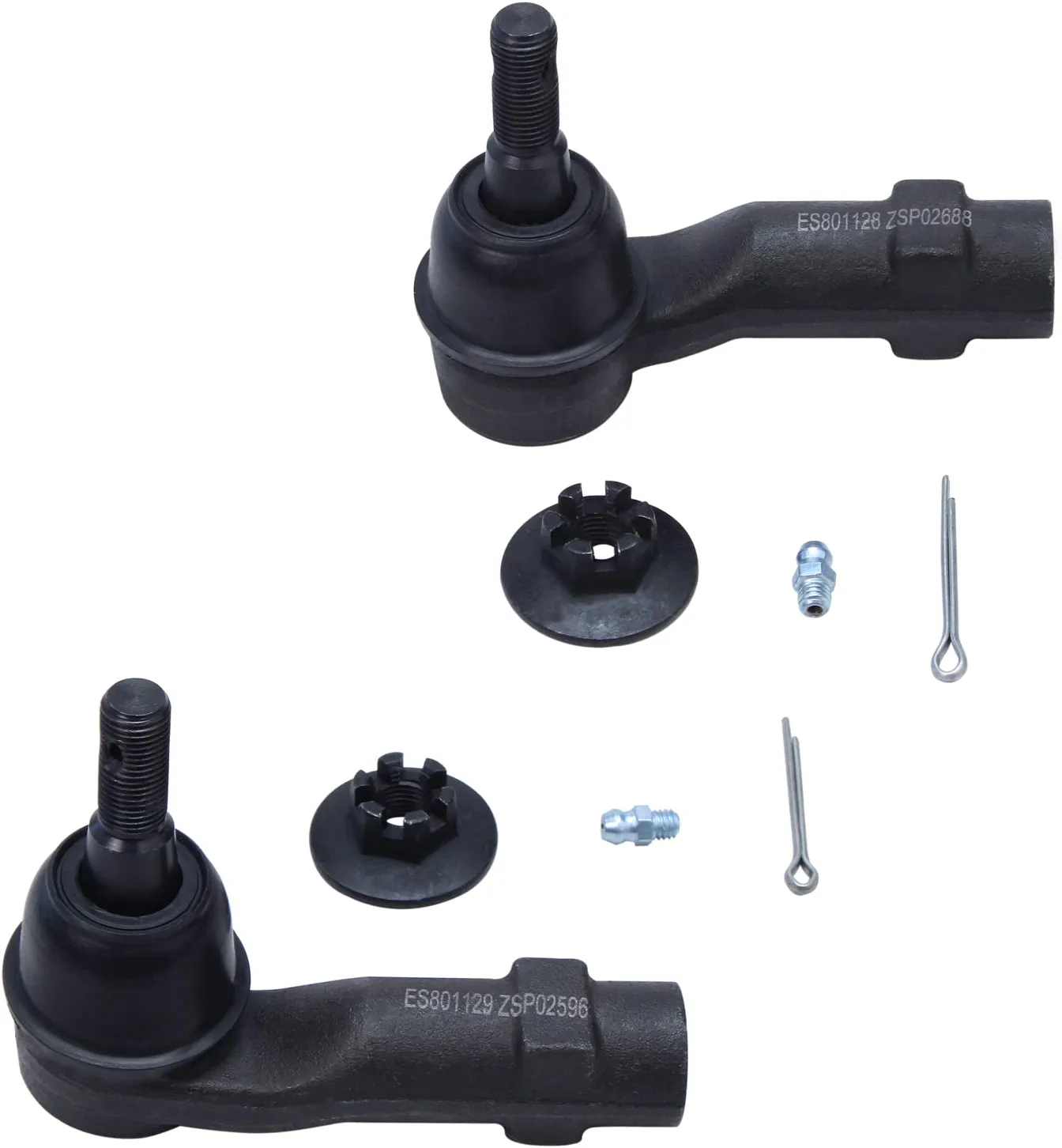 Detroit Axle - Front Inner Outer Tie Rods for 2015-2017 Chrysler 200 Dodge Dart — image 5