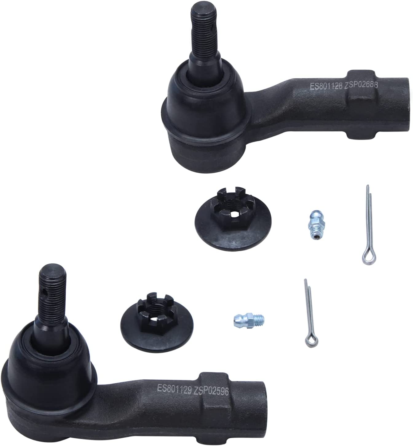 Detroit Axle - Front Inner Outer Tie Rods Sway Bar Links for 2013-16 Dodge Dart — image 5