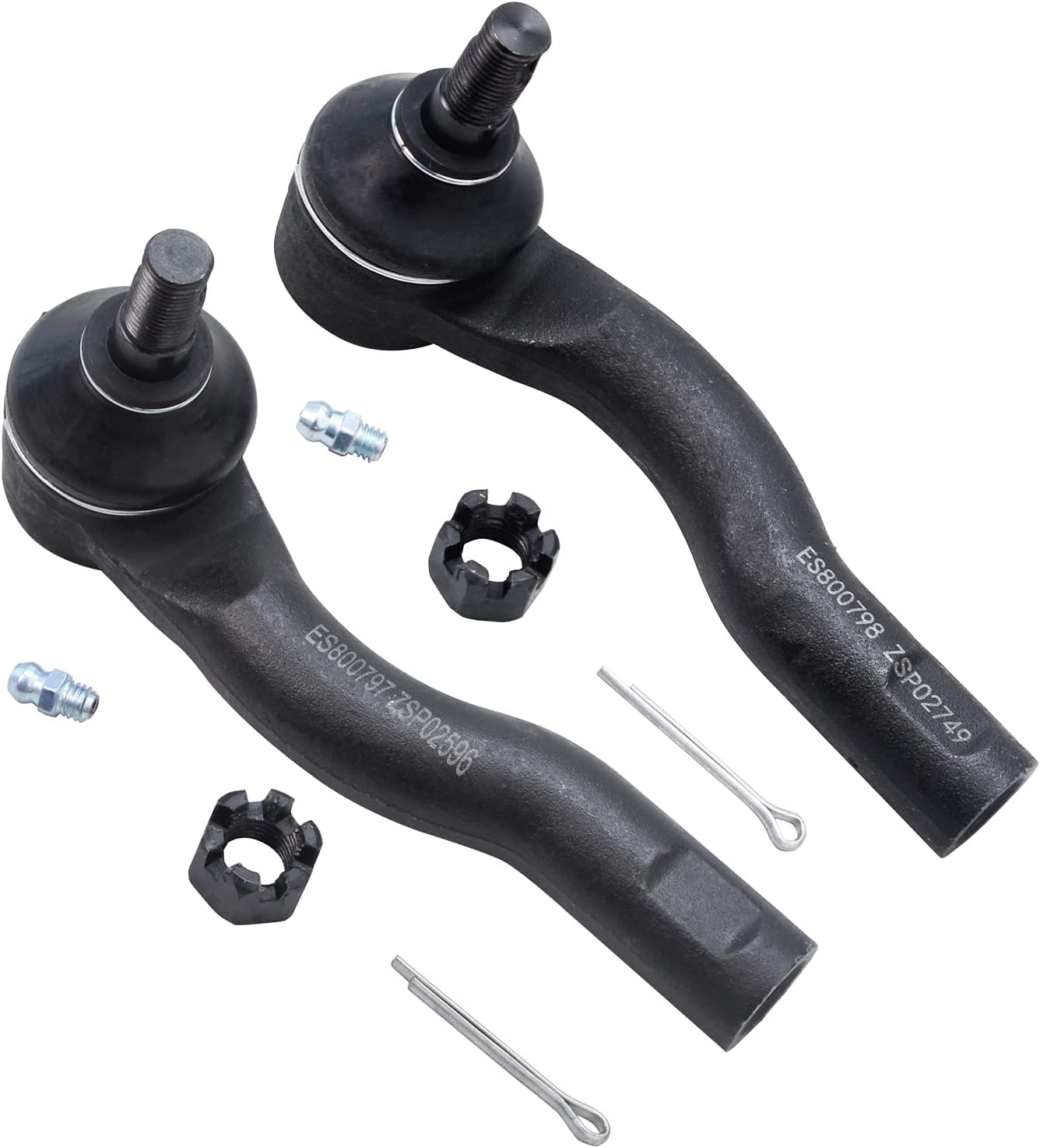Detroit Axle - Front Upper Control Arms Tie Rods for Ford Fusion Mercury Milan — image 5