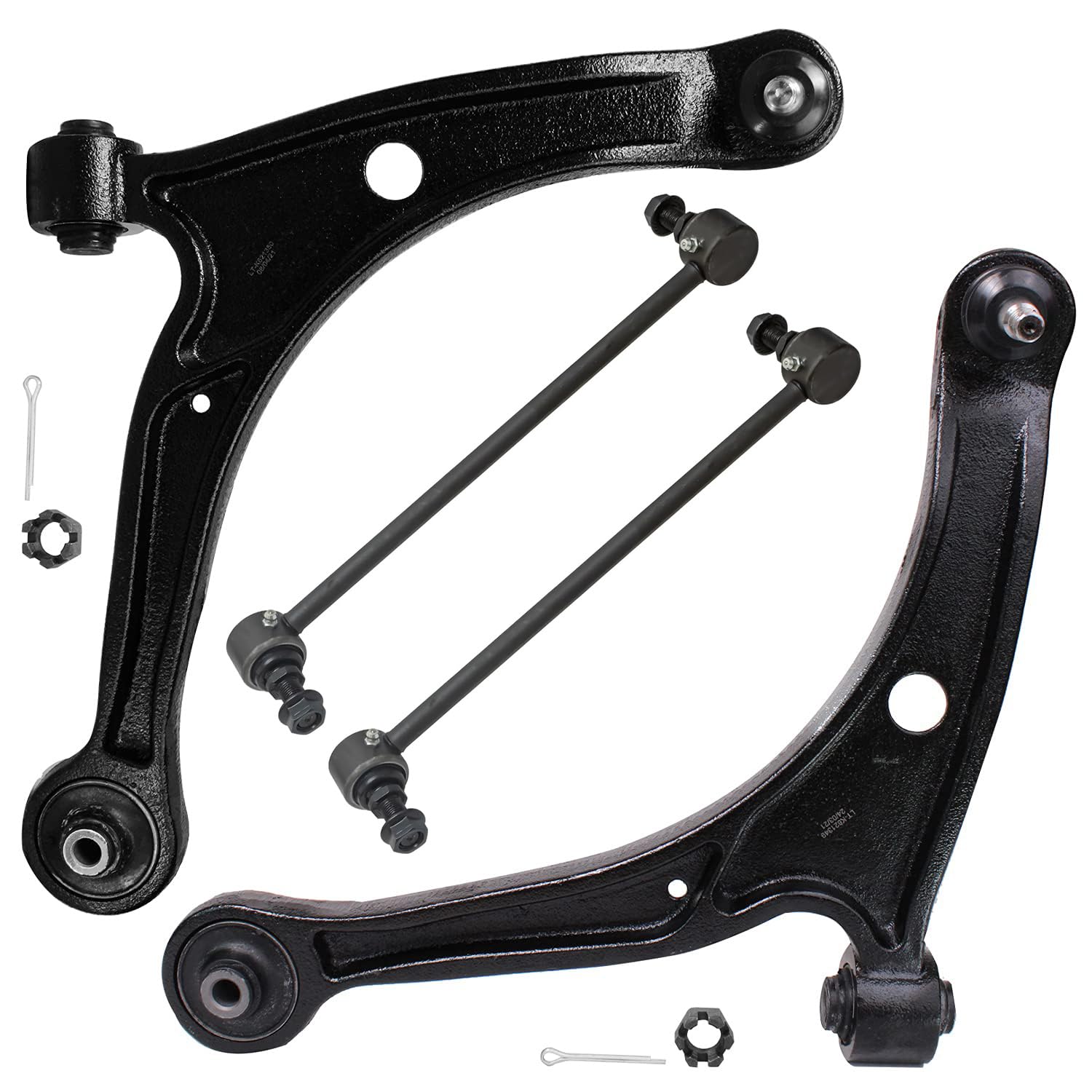 4pc Front Lower Control Arms Sway Bar Links Suspension Kit