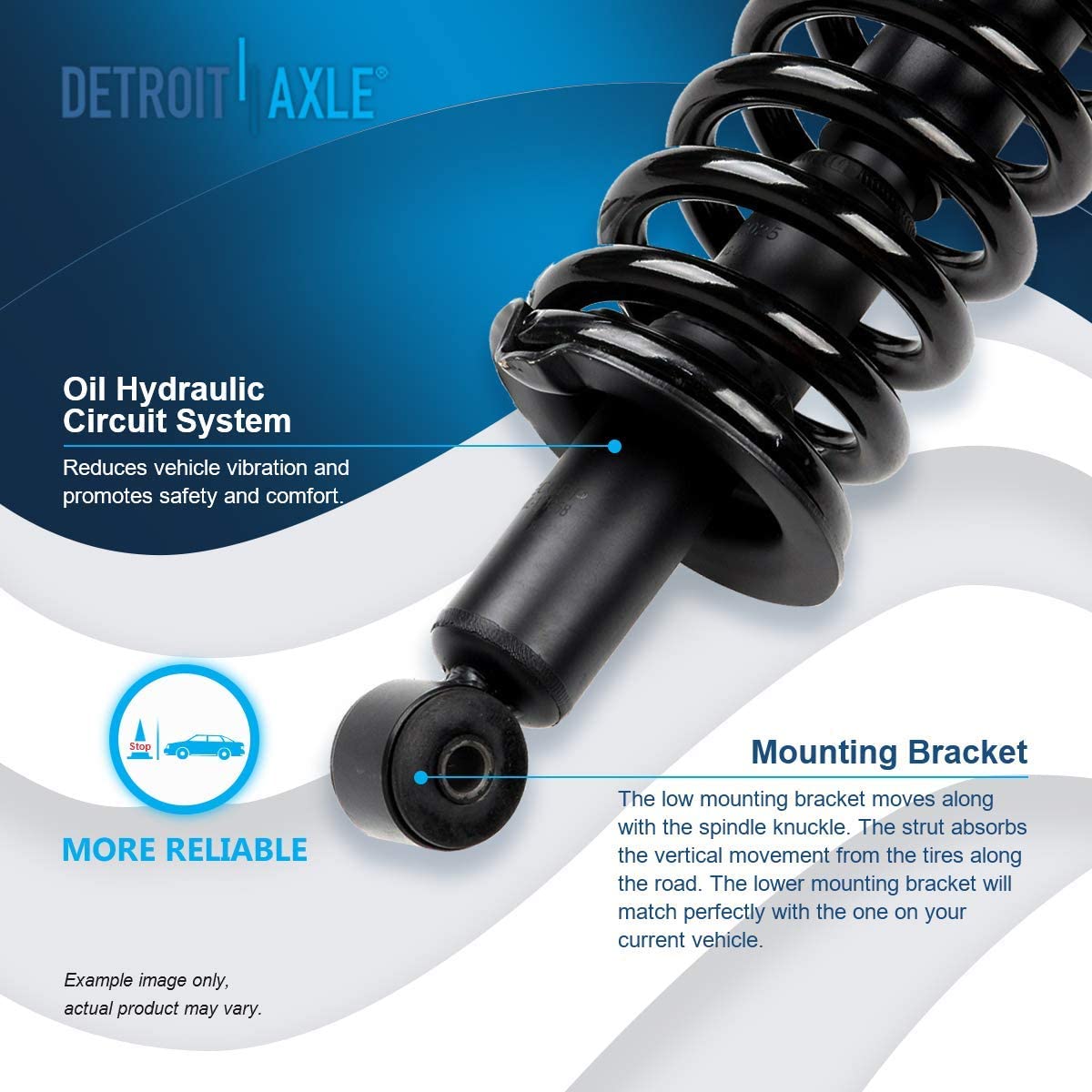 Detroit Axle - 4WD Front Upper Control Arms Struts for Nissan Titan Armada Qx56 — image 12