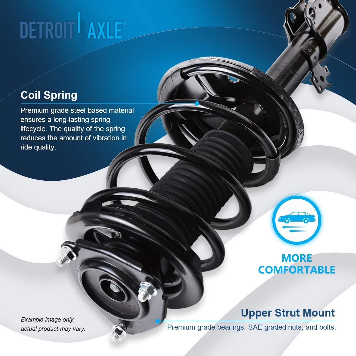 Detroit Axle - AWD Front Struts Rear Shocks Sway Bars for 2001-2005 Toyota Rav4 — image 9
