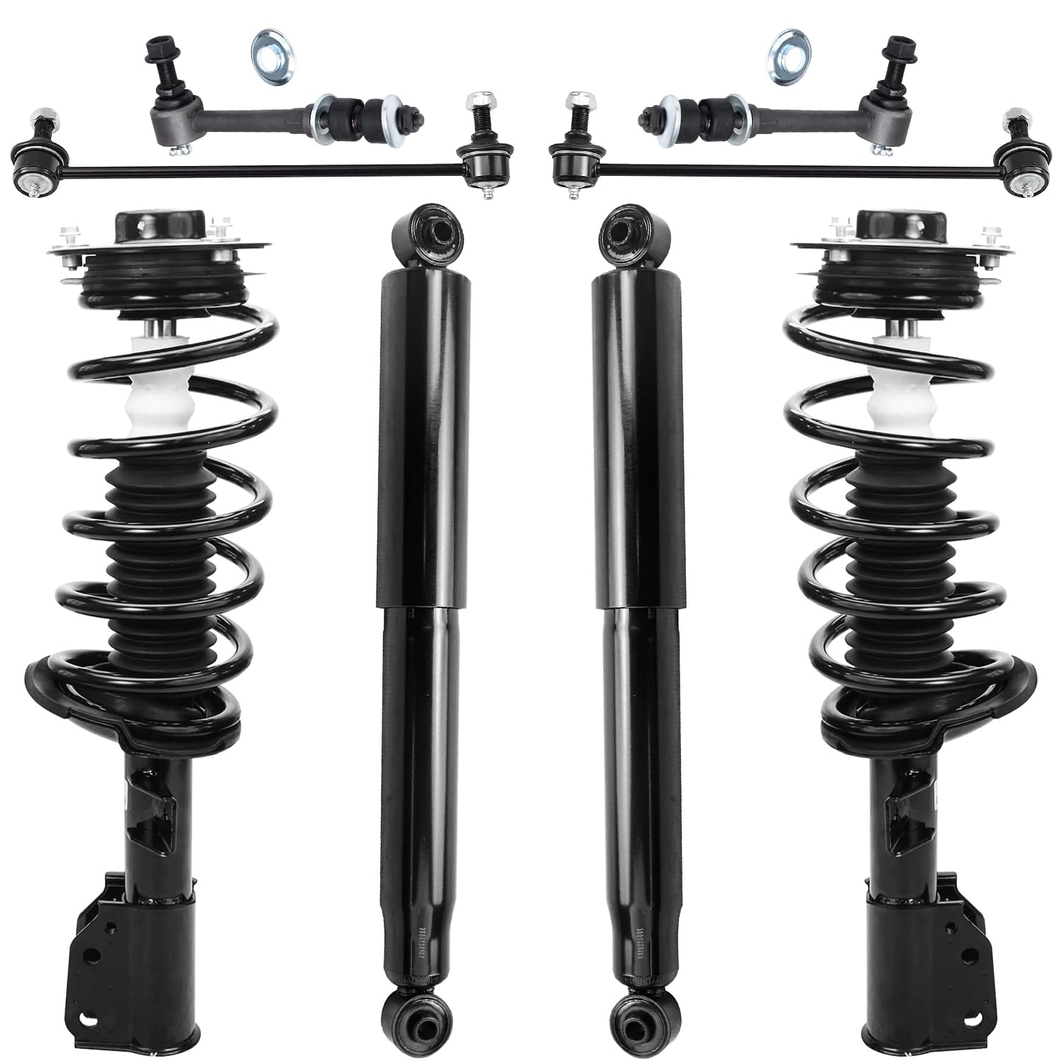 8pc Front Struts Rear Shocks Sway Bar Links Suspension Kit