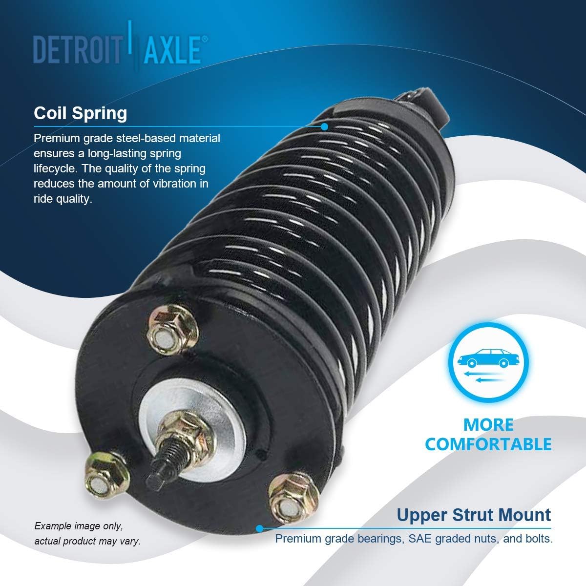 Detroit Axle - RWD Front Struts Rear Shocks for 04-12 Chevy Colorado GMC Canyon — image 8