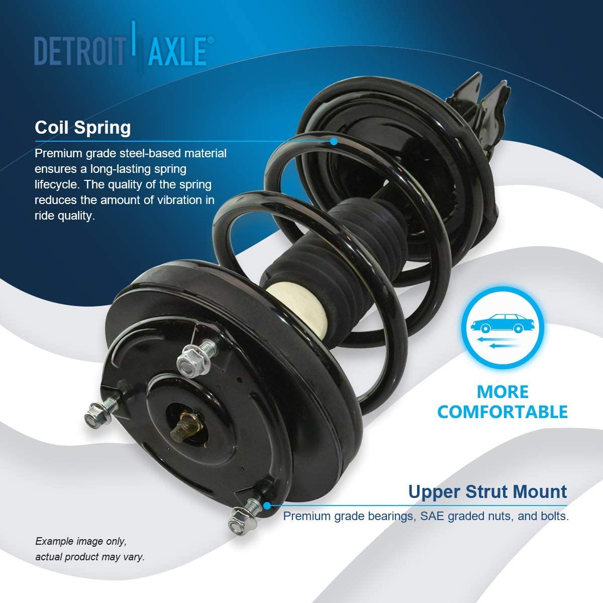 Detroit Axle - Front Struts Rear Shocks Kit for Kia Sedona Hyundai Entourage — image 8