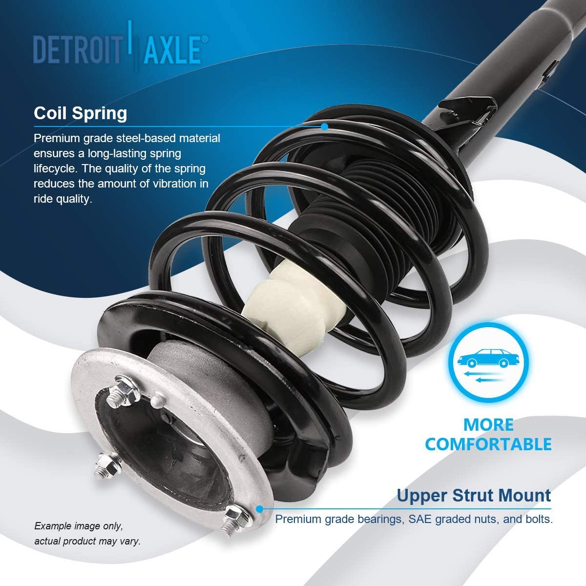 Detroit Axle - Front Struts Rear Shocks for BMW 325i 325Ci 328i 330Ci 330i 323Ci — image 8