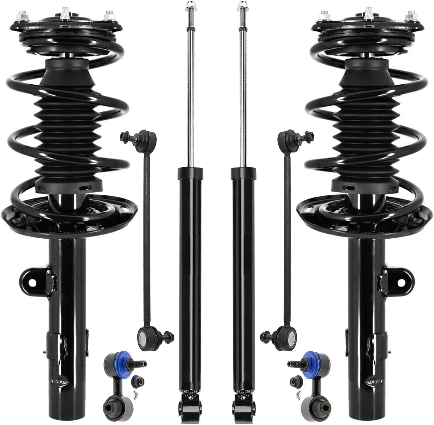 8pc Front Struts Rear Shocks Sway Bar Links Suspension Kit