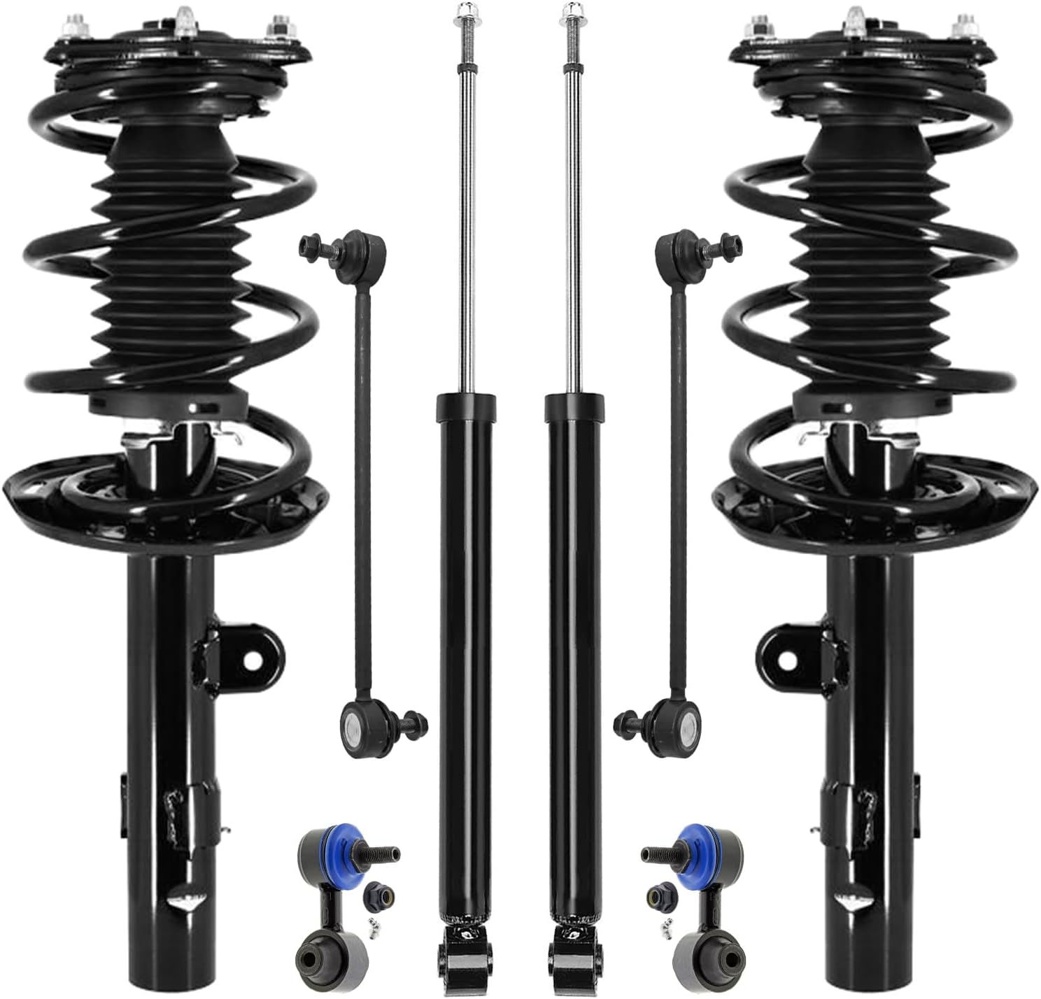 8pc Front Struts Rear Shocks Sway Bar Links Suspension Kit