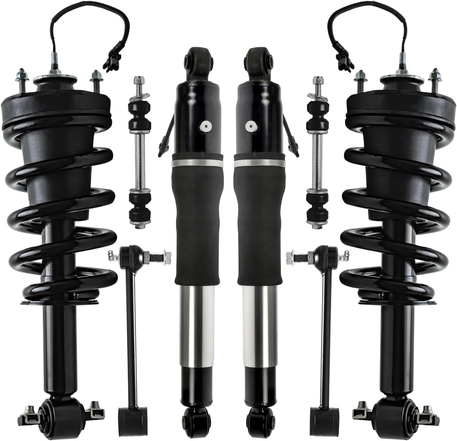 8pc Front Struts Rear Shocks Sway Bar Links Suspension Kit
